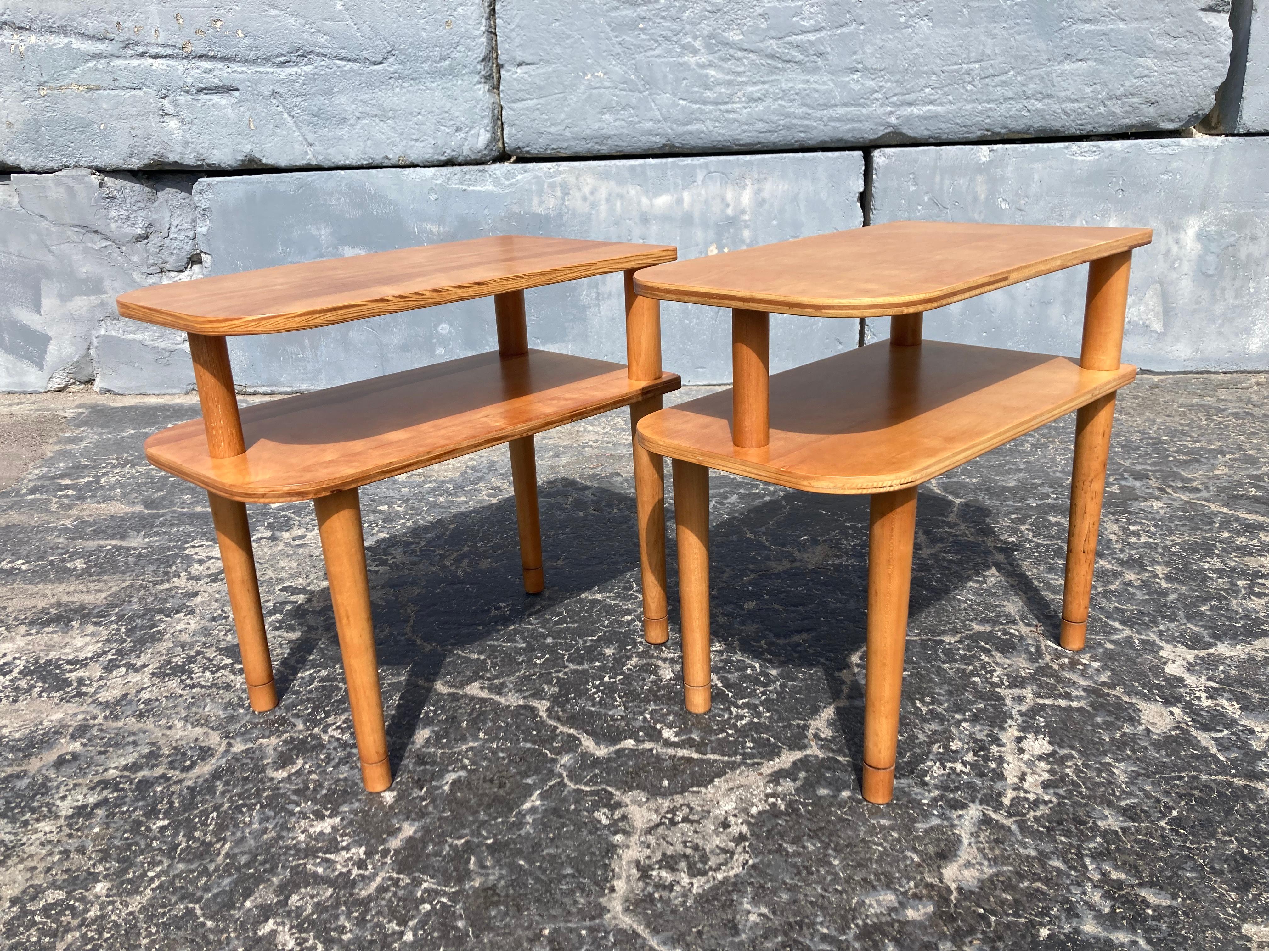 American Mid Century Modern Side Tables 1950s, End Tables For Sale