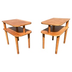 Vintage Mid Century Modern Side Tables 1950s, End Tables