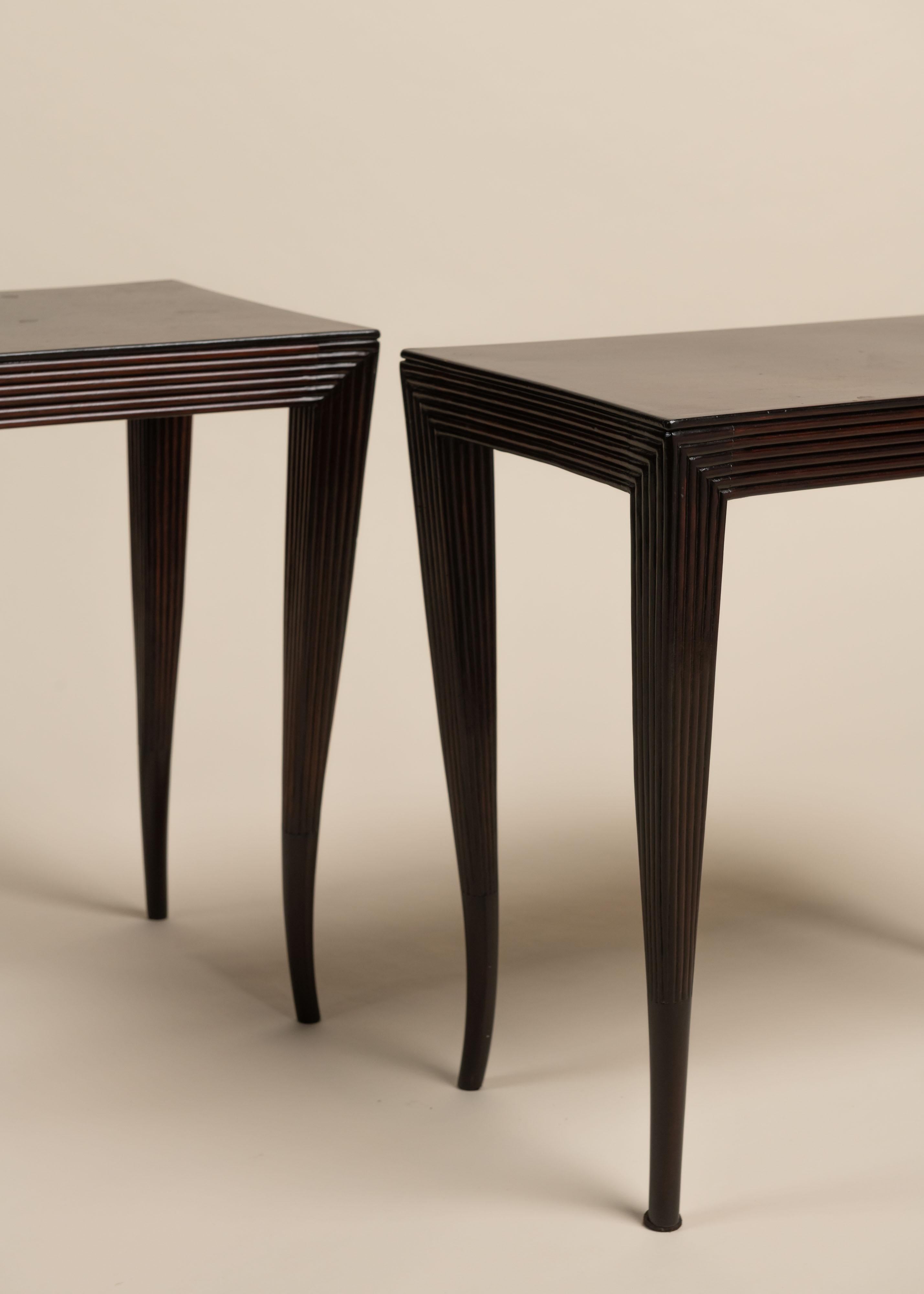 Mid-Century Modern Side Tables, 1950s Bon état - En vente à San Francisco, CA