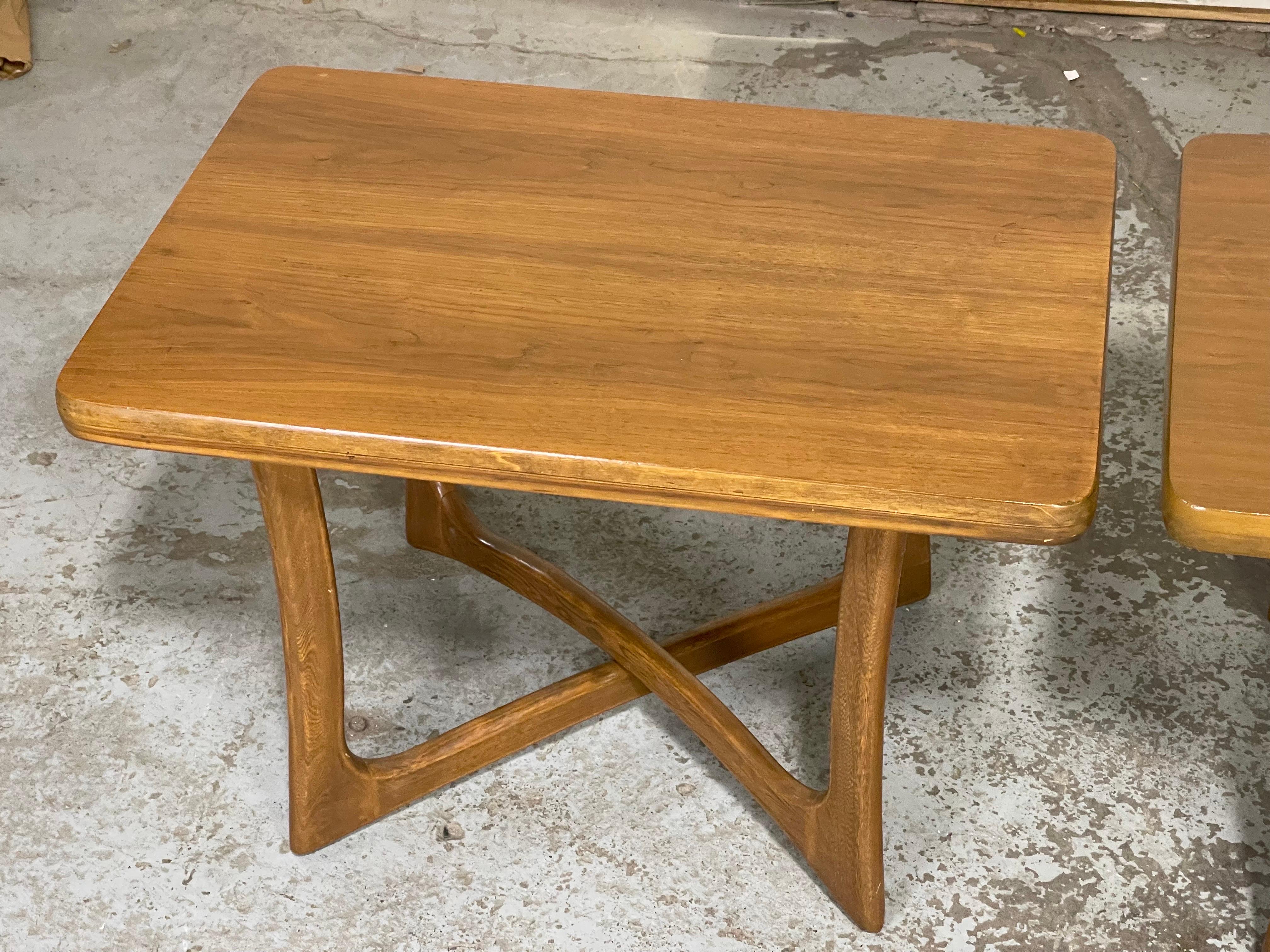 Mid-20th Century Mid-Century Modern Side Tables After Adrian Pearsall For Sale