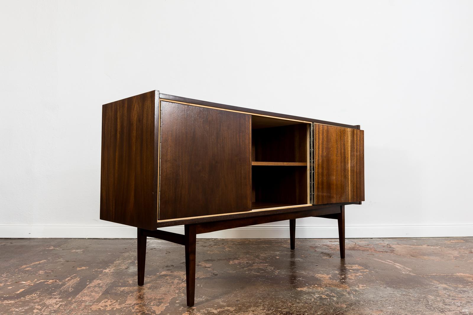 Mid Century Modern Sideboard by S. Albracht, 1960's In Good Condition For Sale In Wroclaw, PL