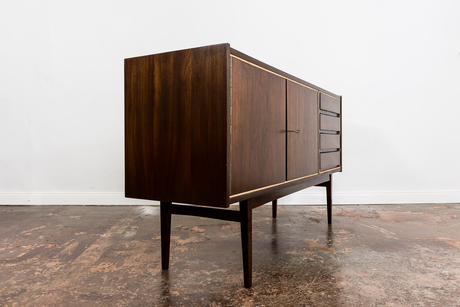 20th Century Mid Century Modern Sideboard by S. Albracht, 1960's For Sale