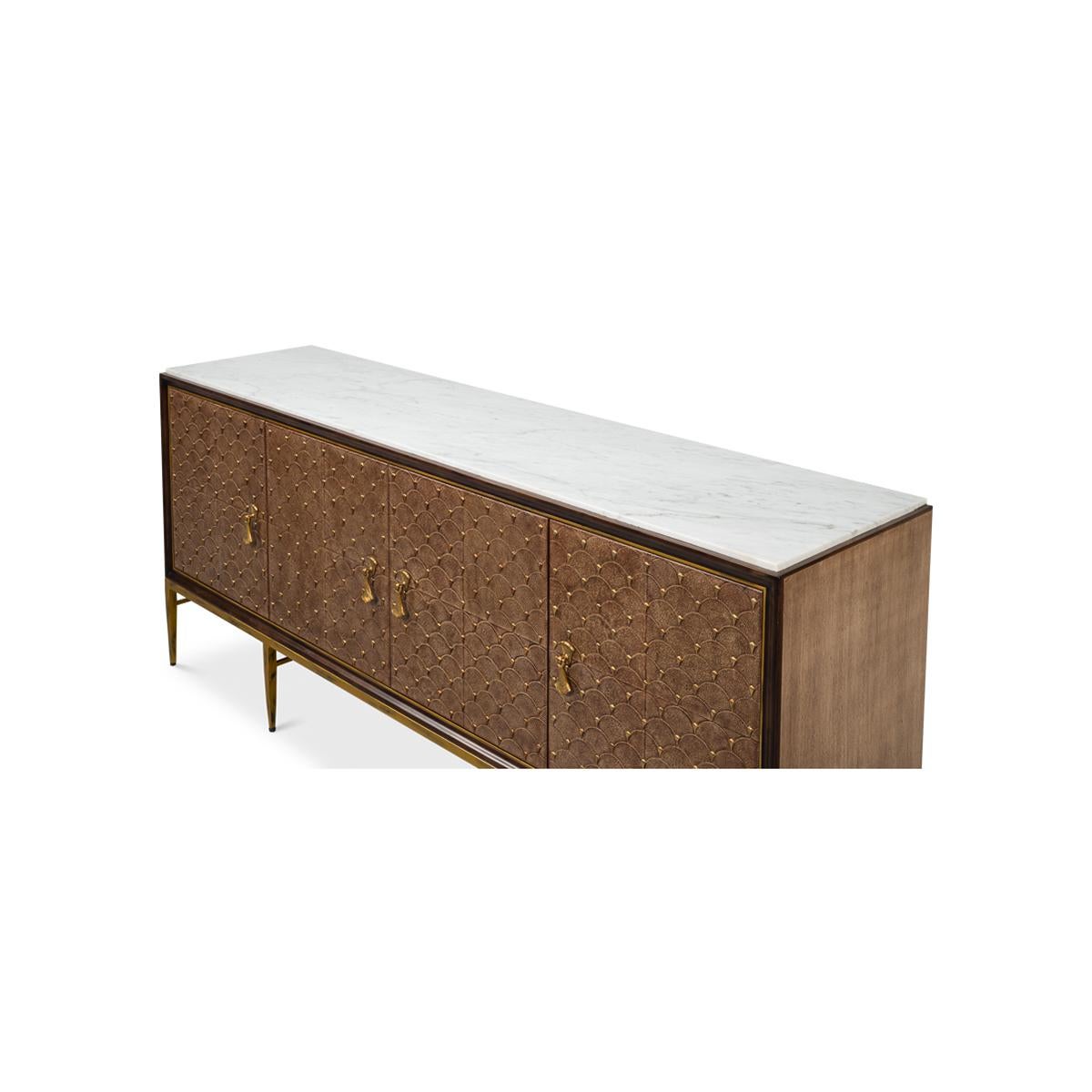 Asiatico Credenza moderna del metà secolo a buffet in vendita