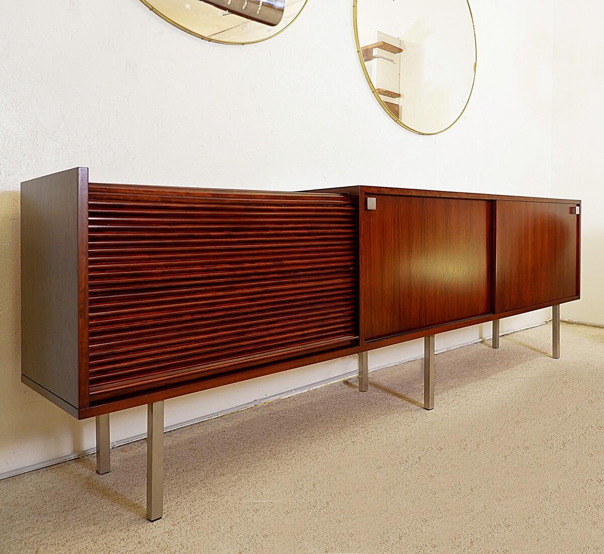 Credenza moderna di metà secolo di Alfred Hendrickx per Belform - Belgio, anni '50 in vendita 4