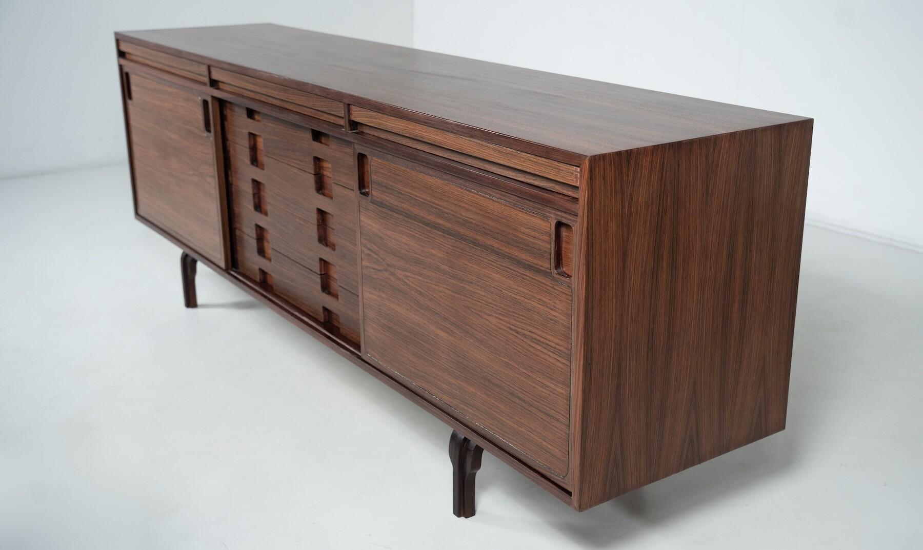Modernes Sideboard der Jahrhundertmitte von Renato Magri für Cantieri Carugati, Italien, 1960er Jahre im Angebot 10