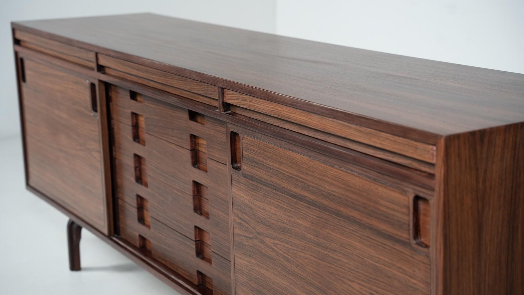 Modernes Sideboard der Jahrhundertmitte von Renato Magri für Cantieri Carugati, Italien, 1960er Jahre im Angebot 11