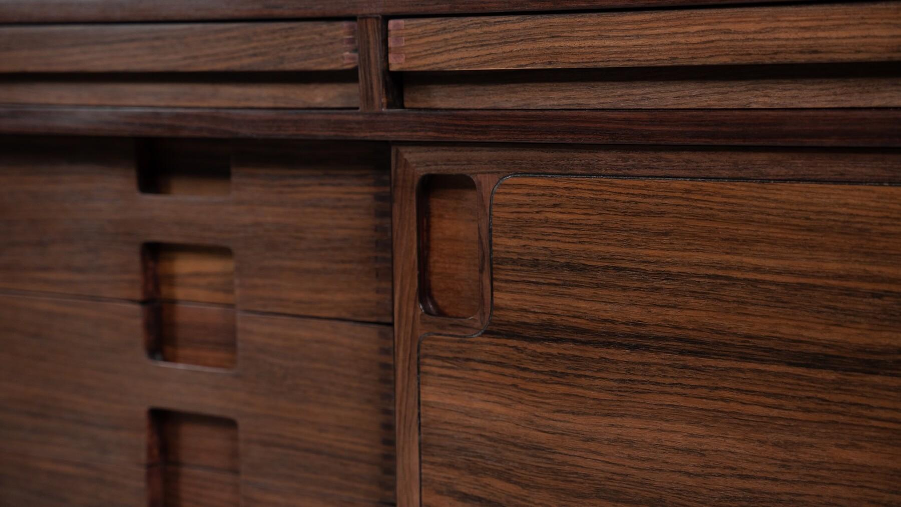 Modernes Sideboard der Jahrhundertmitte von Renato Magri für Cantieri Carugati, Italien, 1960er Jahre (Holz) im Angebot