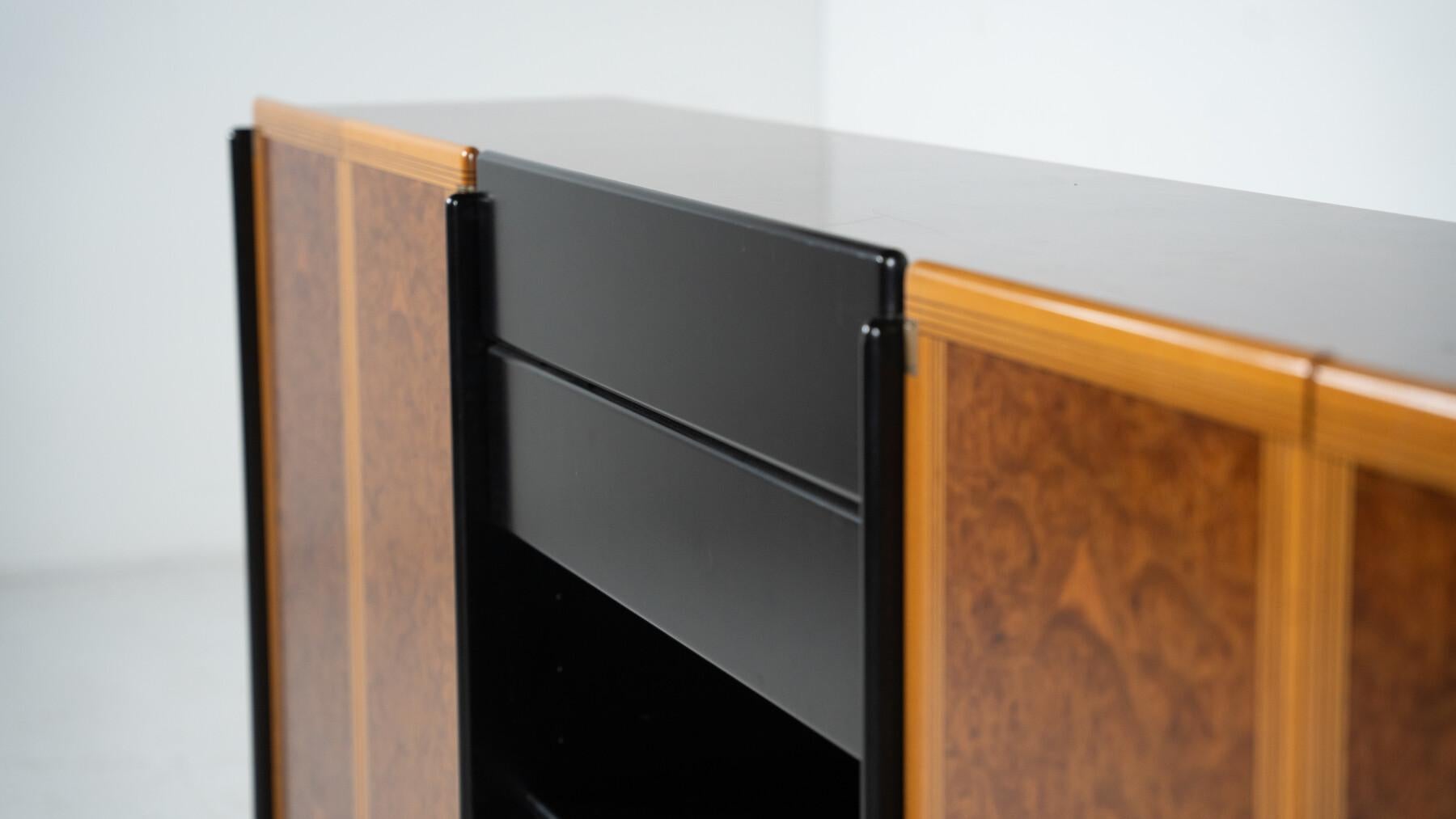 Mid-Century Modern Sideboard by Tobia Scarpa, 1970s

Architect and designer Tobia Scarpa graduated in 1969 at the University of Venice and in the same year won a “Compasso d’Oro” prize for his “Soriana” armchair designed for Cassina. He has since