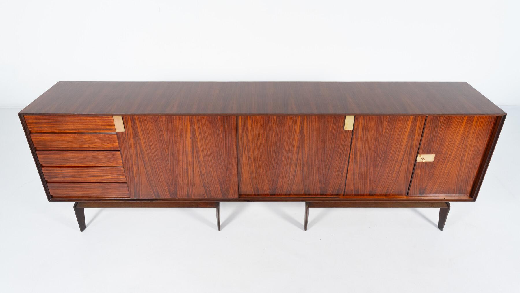 XX secolo Credenza moderna di metà secolo di Vittorio Dassi, Italia, anni '50 in vendita