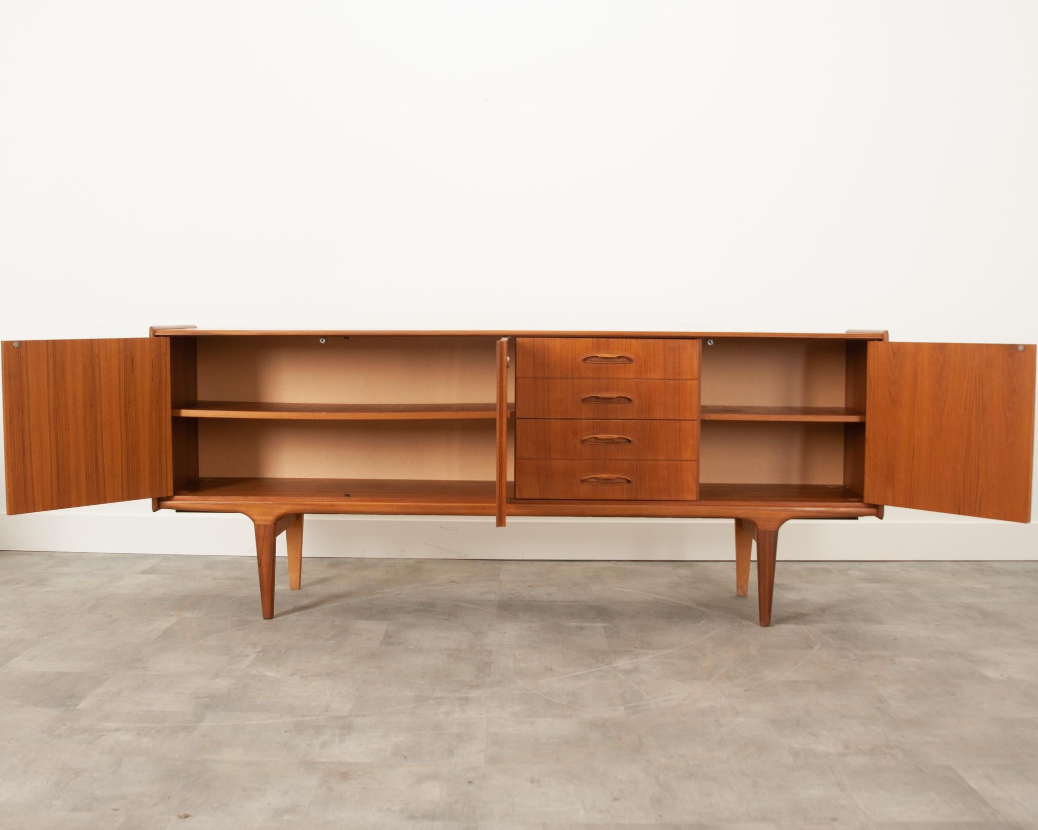 French Mid Century Modern Sideboard For Sale