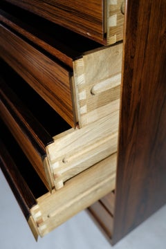 Sideboard In Rosewood Designed By Henry R. Hansen, By Brande Factory From 1960s