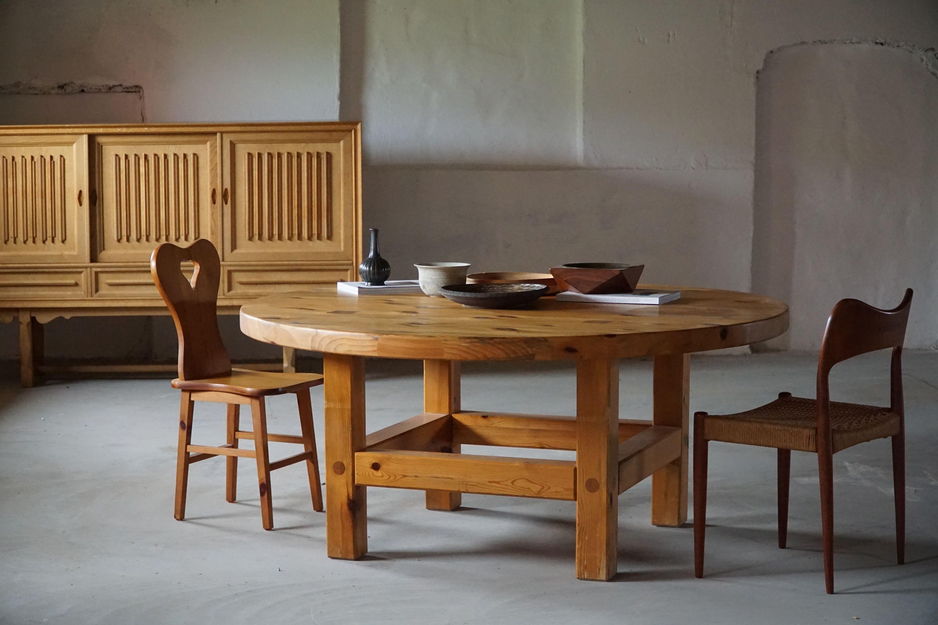 Mid-Century Modern Sideboard in Solid Oak, Made by a Danish Cabinetmaker, 1960s 8