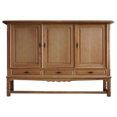 Mid-Century Modern Sideboard in Solid Oak, Made by a Danish Cabinetmaker, 1960s