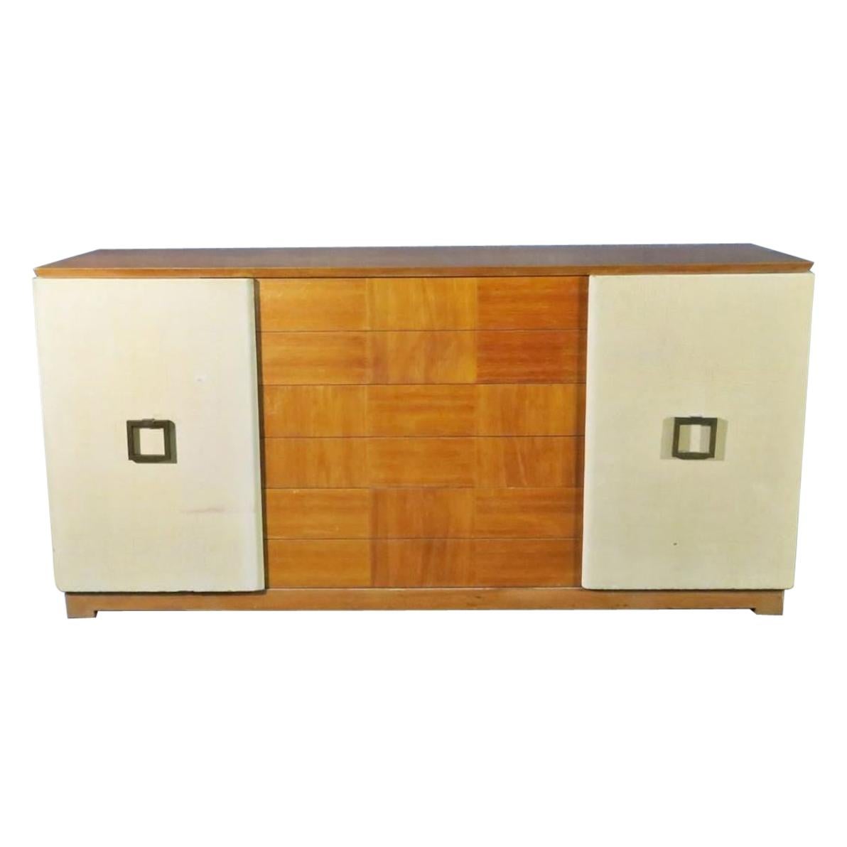 Mid-Century Modern Sideboard in the Style of Paul Laszlo For Sale