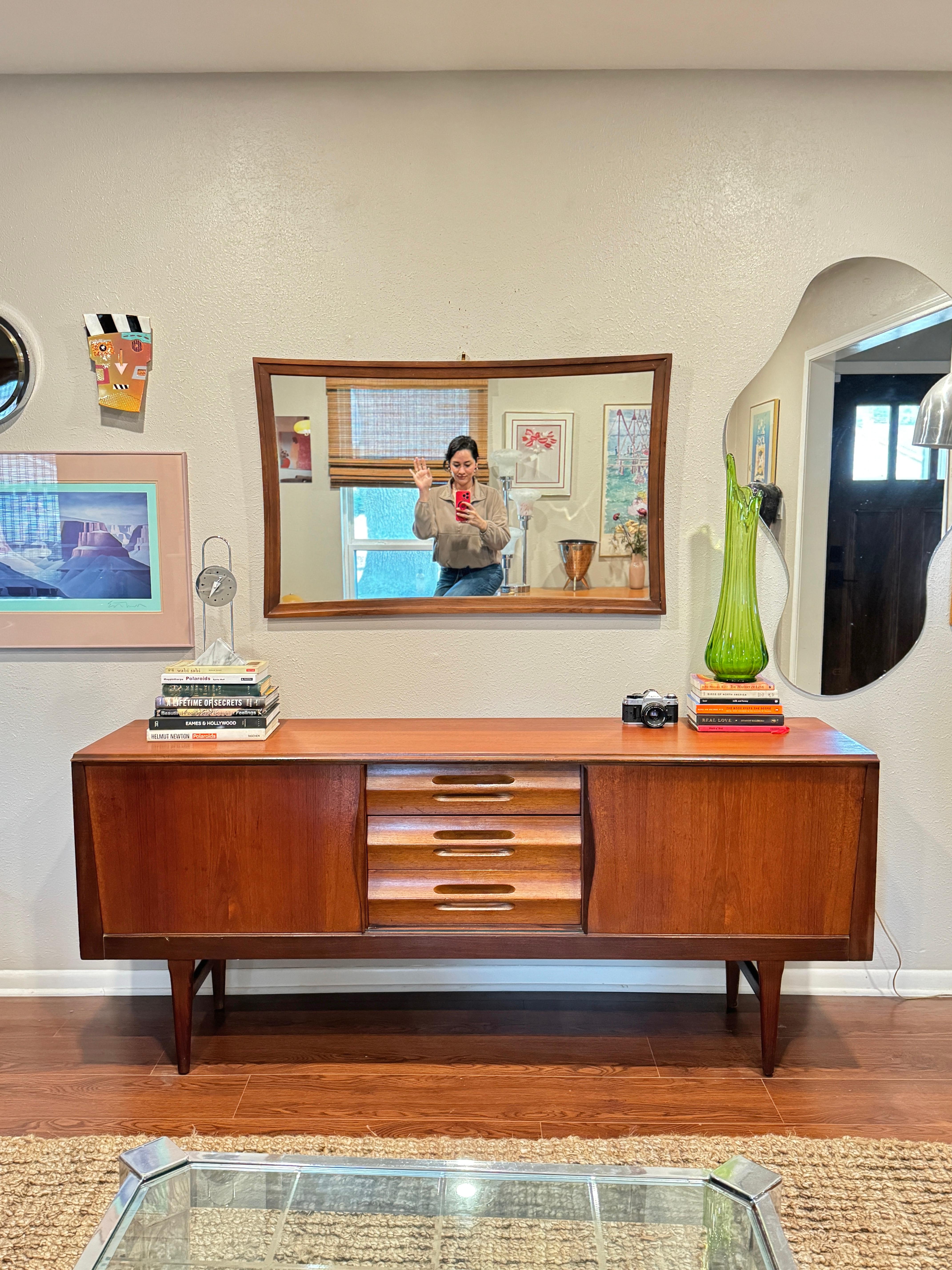 Mid century modern sideboard made of teak, circa 1960’s For Sale 7