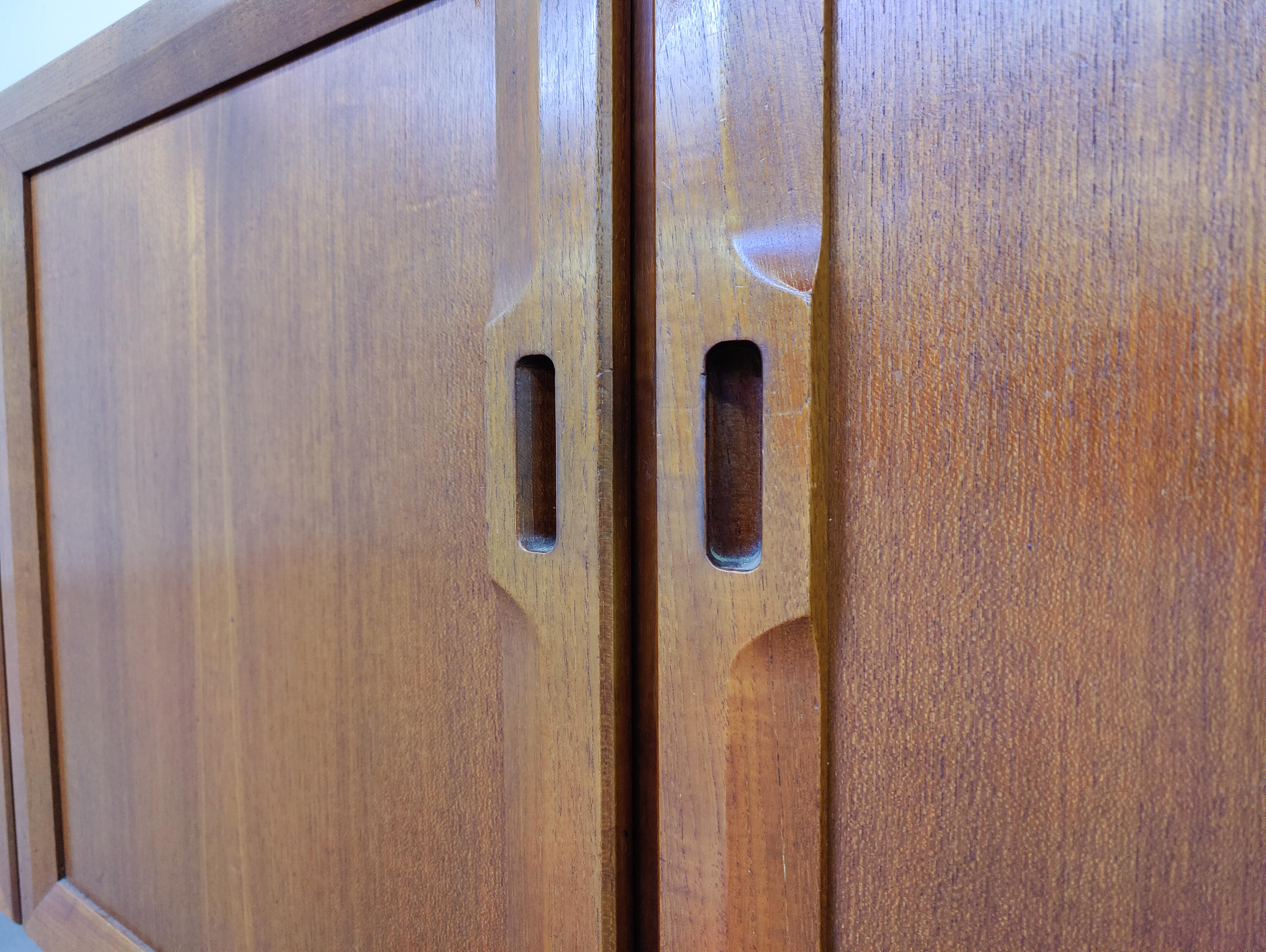 Wood Mid-Century Modern Sideboard MB 51 by Fanco Albini for Poggi, Italy, 1950s