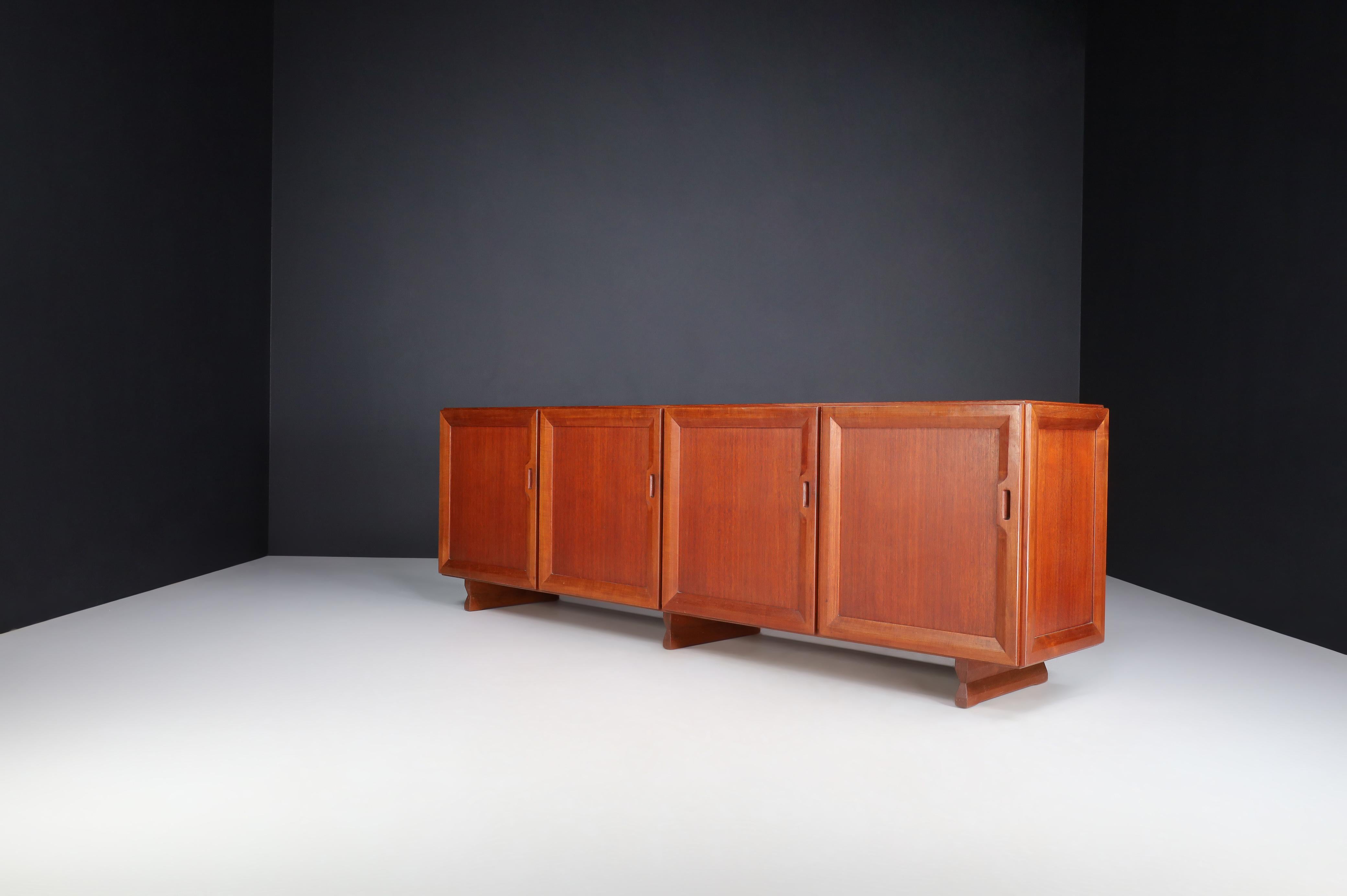 Buffet MB 51 moderne du milieu du siècle dernier de Franco Albini pour Poggi, Italie, années 1950  7