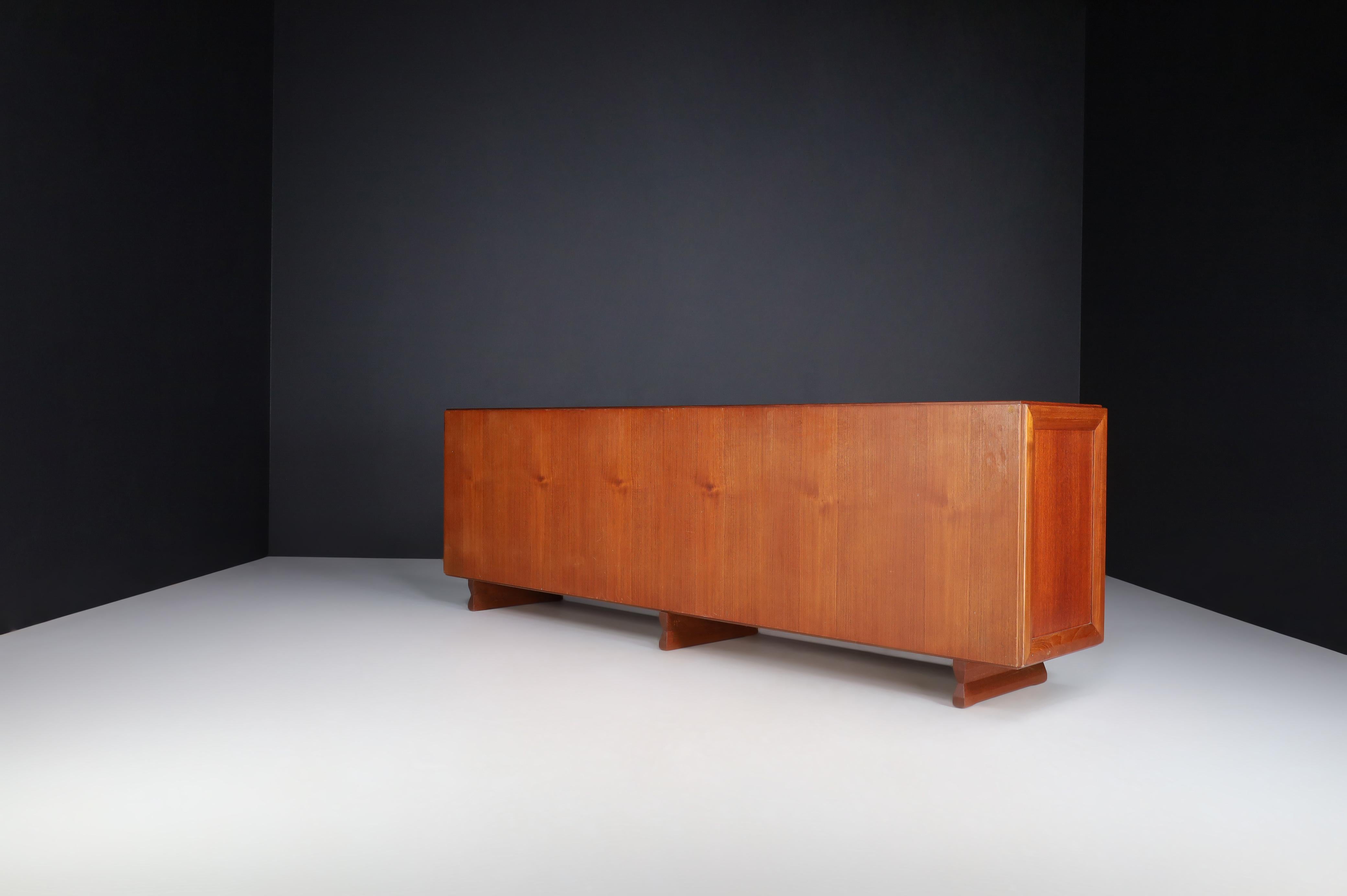 Buffet MB 51 moderne du milieu du siècle dernier de Franco Albini pour Poggi, Italie, années 1950  8