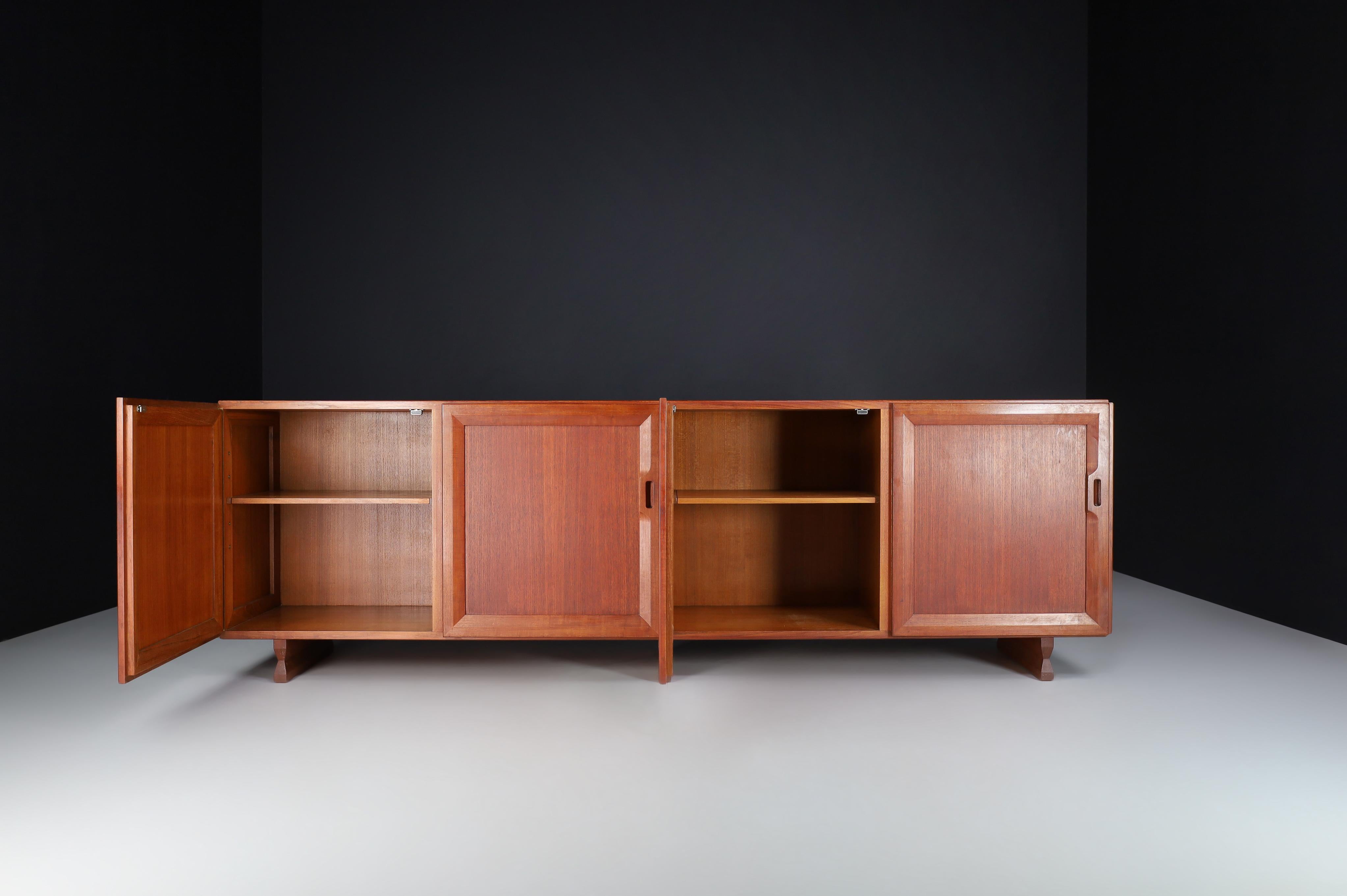 Buffet MB 51 moderne du milieu du siècle dernier de Franco Albini pour Poggi, Italie, années 1950  10