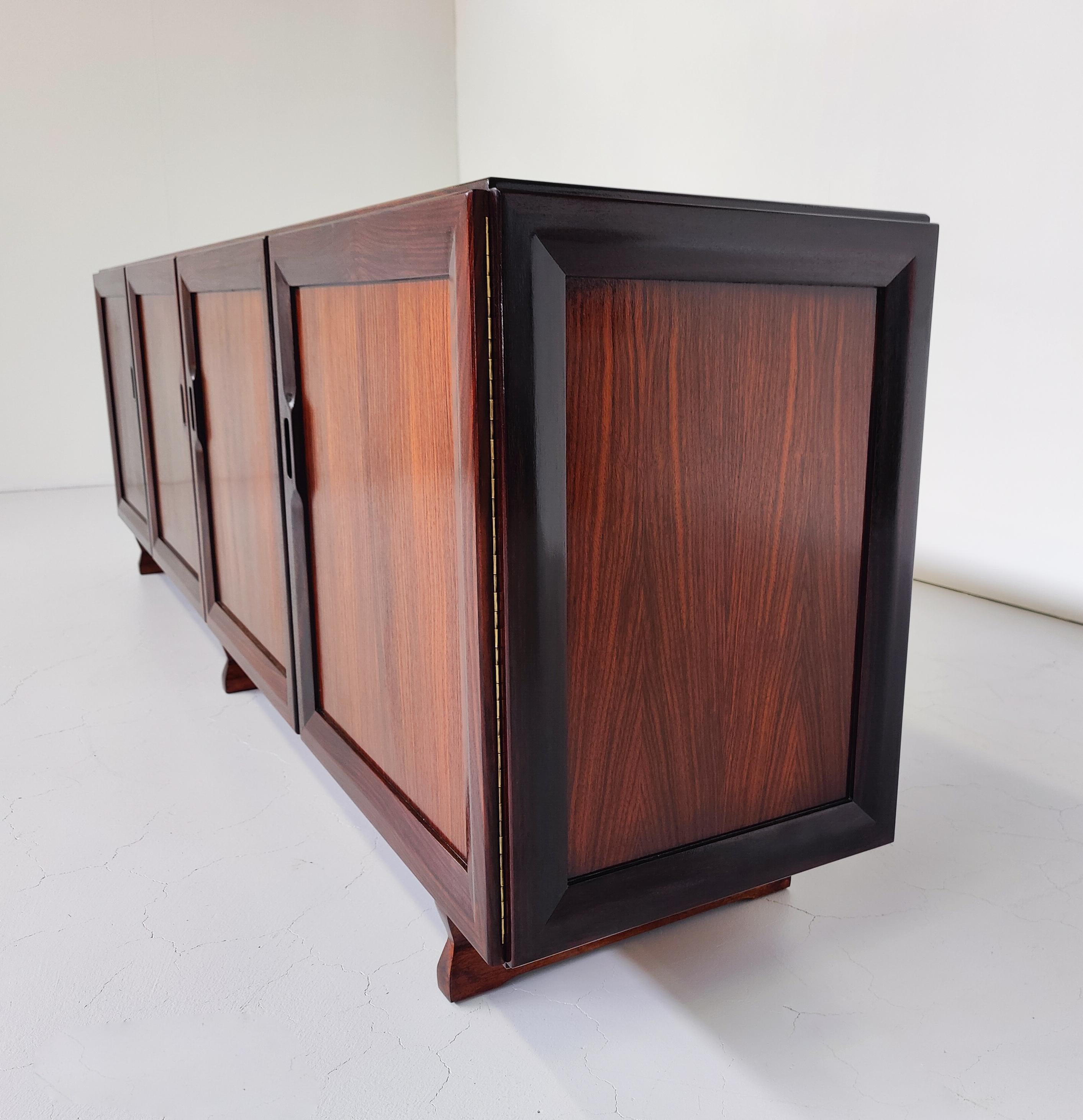 Mid-Century Modern Sideboard MB15 by Fanco Albini for Poggi, Italy, 1950s For Sale 6