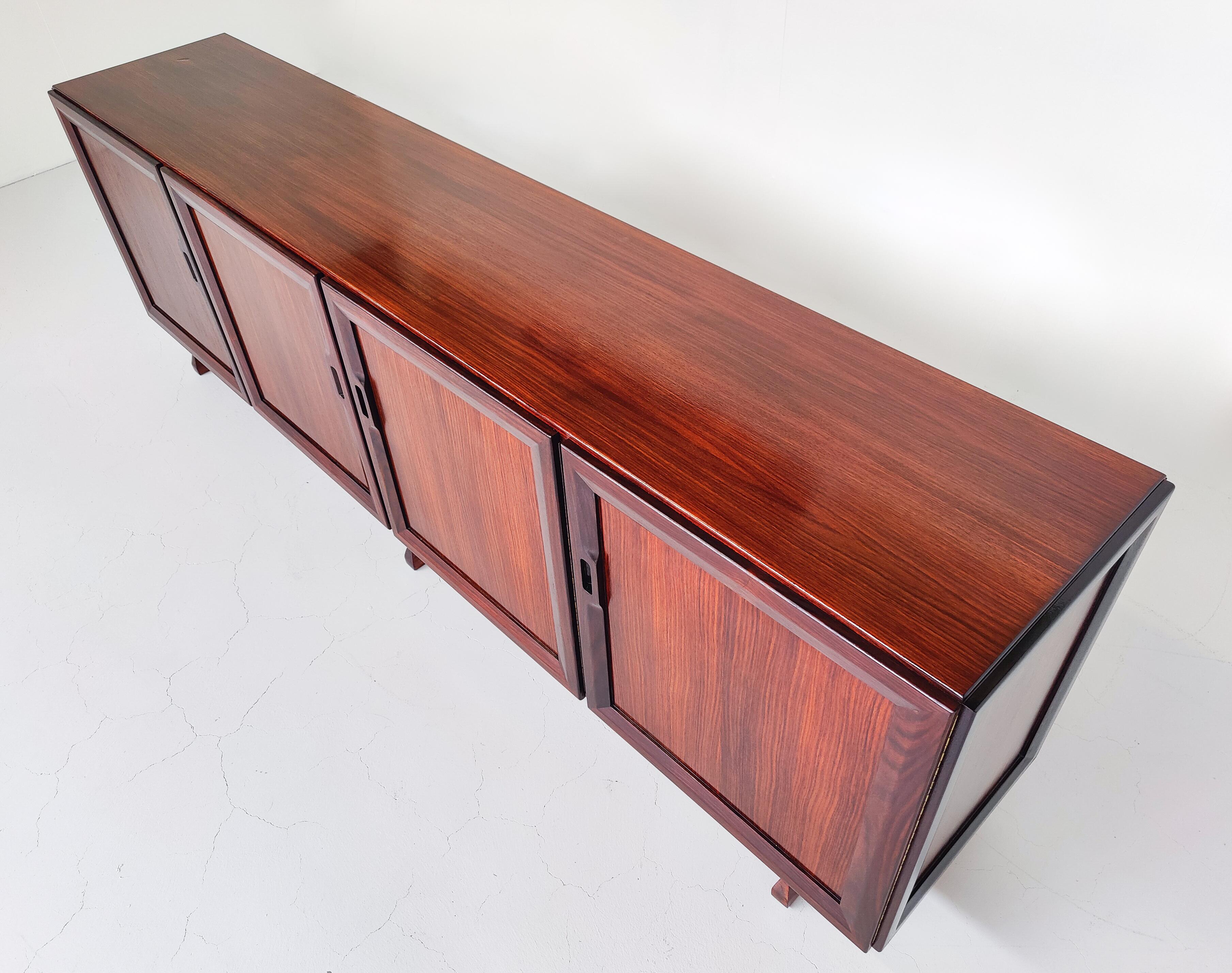 Mid-Century Modern Sideboard MB15 by Fanco Albini for Poggi, Italy, 1950s For Sale 1