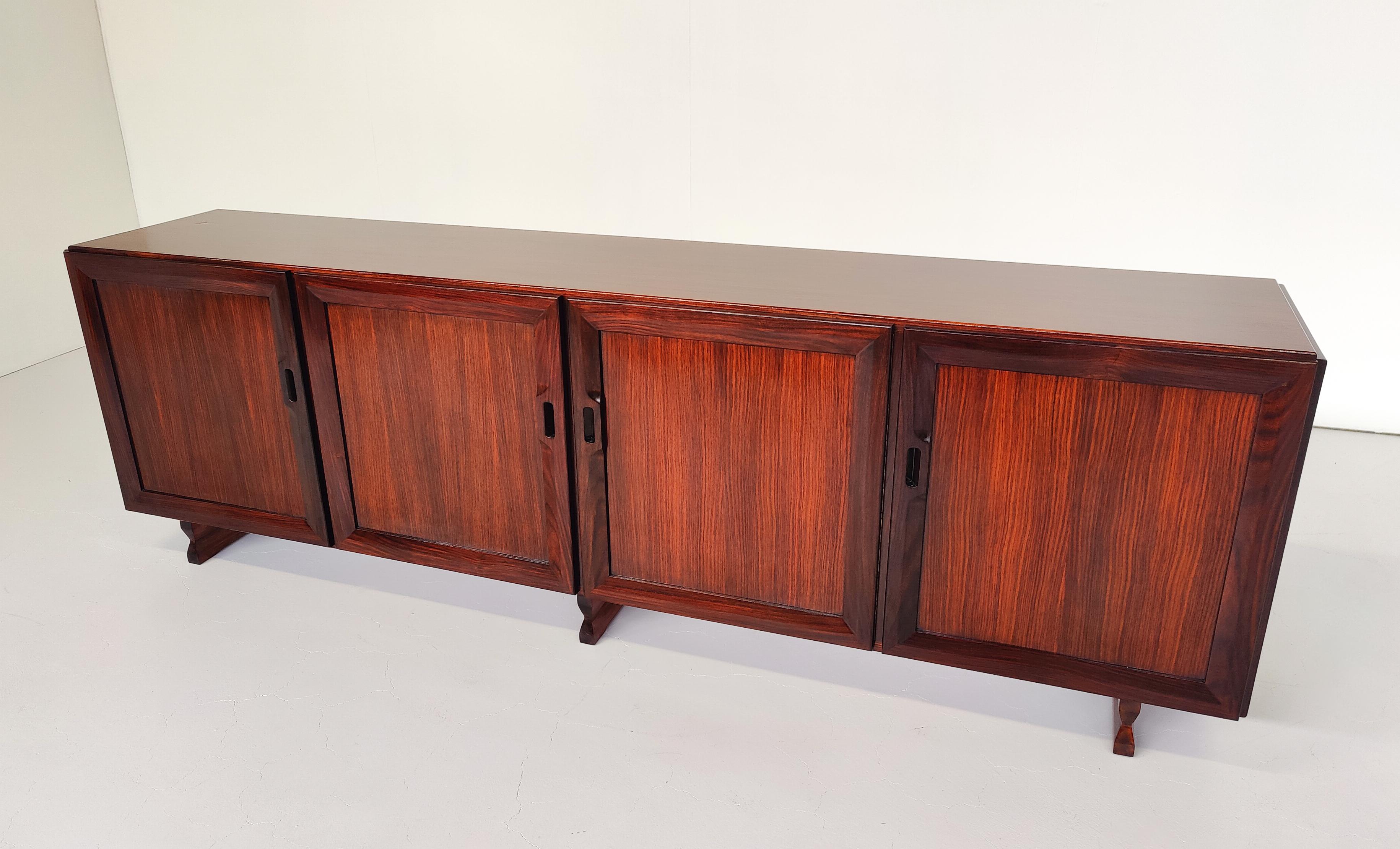 Mid-Century Modern Sideboard MB15 by Fanco Albini for Poggi, Italy, 1950s For Sale 5