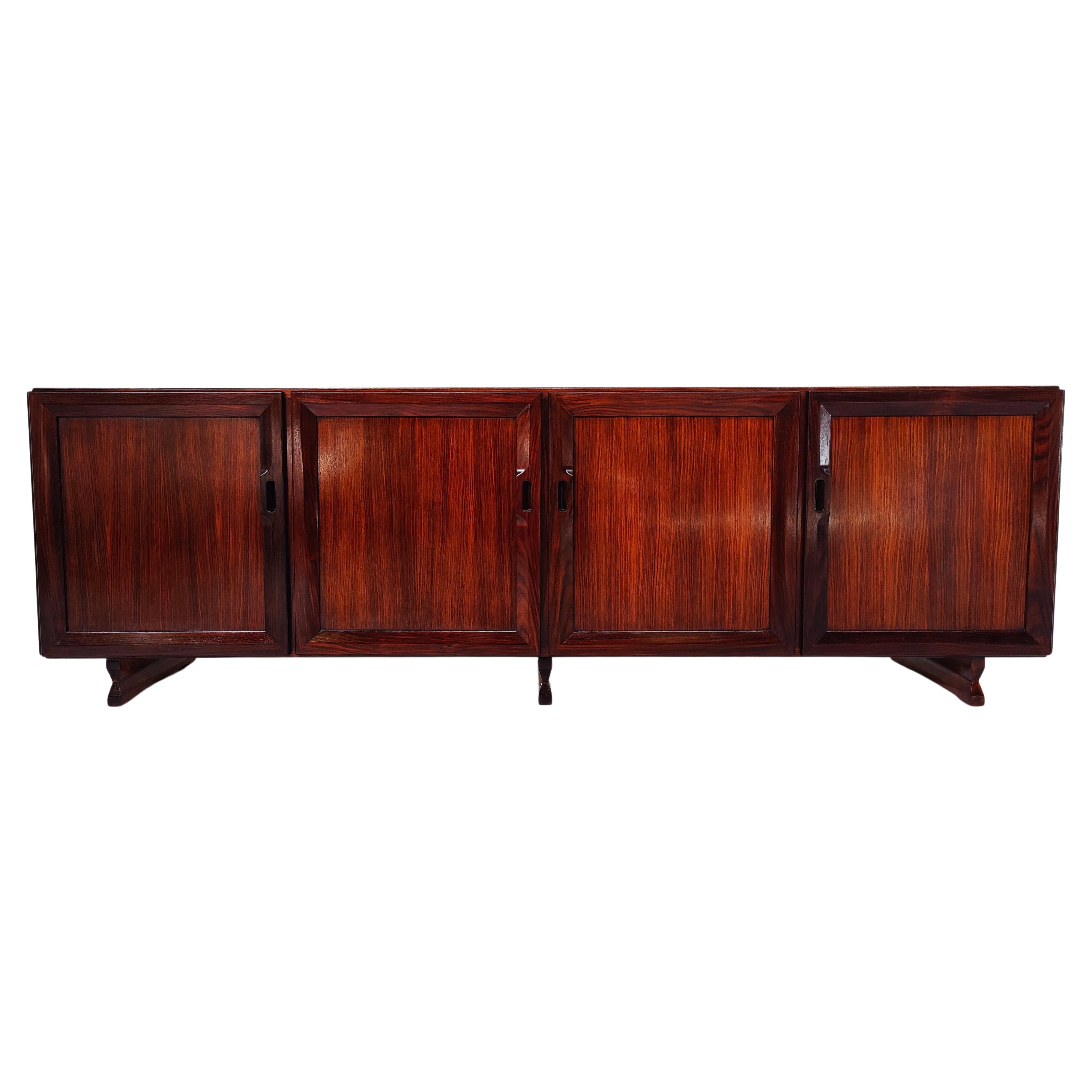 Mid-Century Modern Sideboard MB15 by Fanco Albini for Poggi, Italy, 1950s