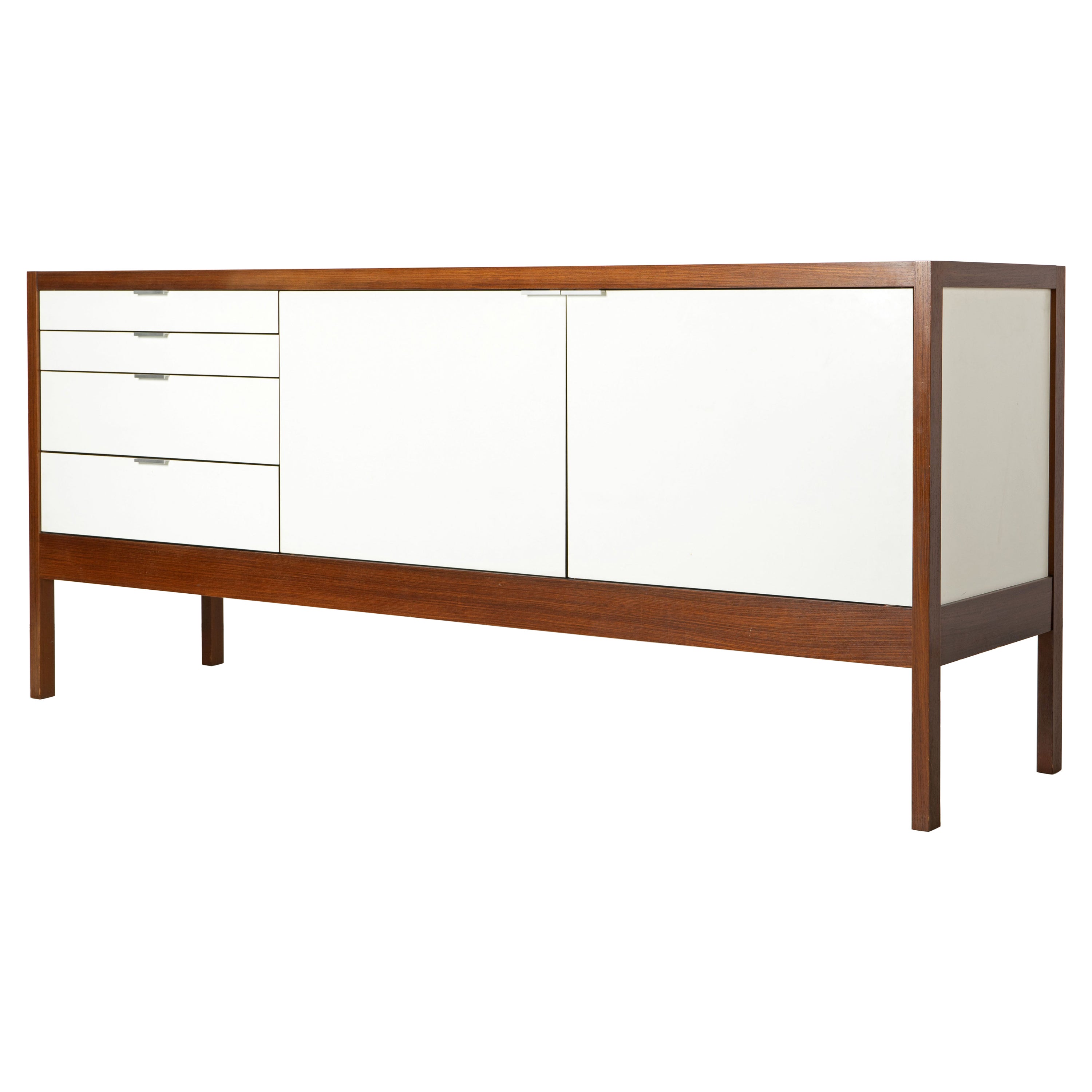 Mid-Century Modern Sideboard "Series 3" by Dieter Waeckerlin Idealheim White For Sale