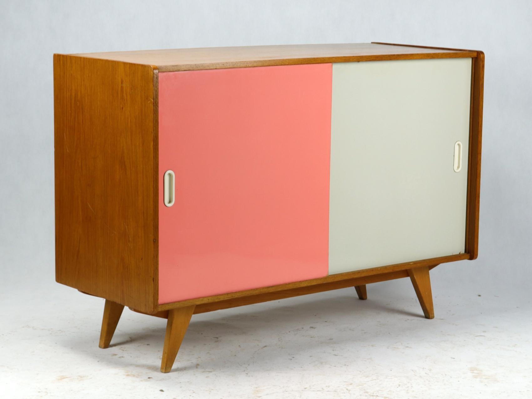 20th Century Mid-Century Modern Sideboard U-452 by Jiri Jiroutek, 1960s, Czechoslovakia