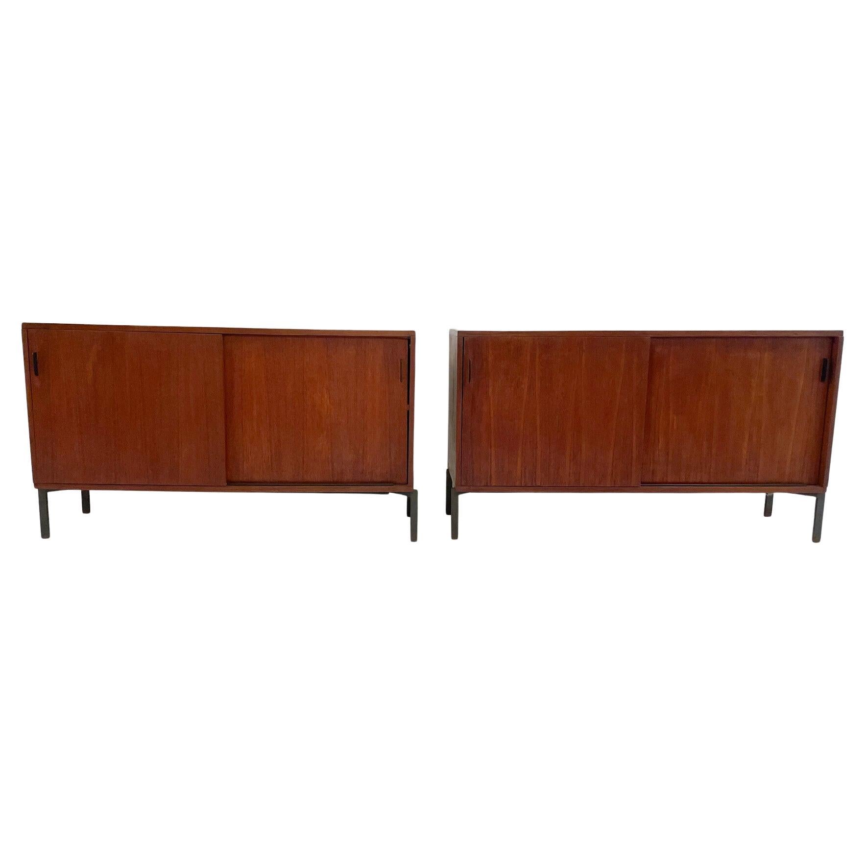 Enfilade moderne du milieu du siècle dernier, bois, Allemagne, années 1960 - 2 disponibles