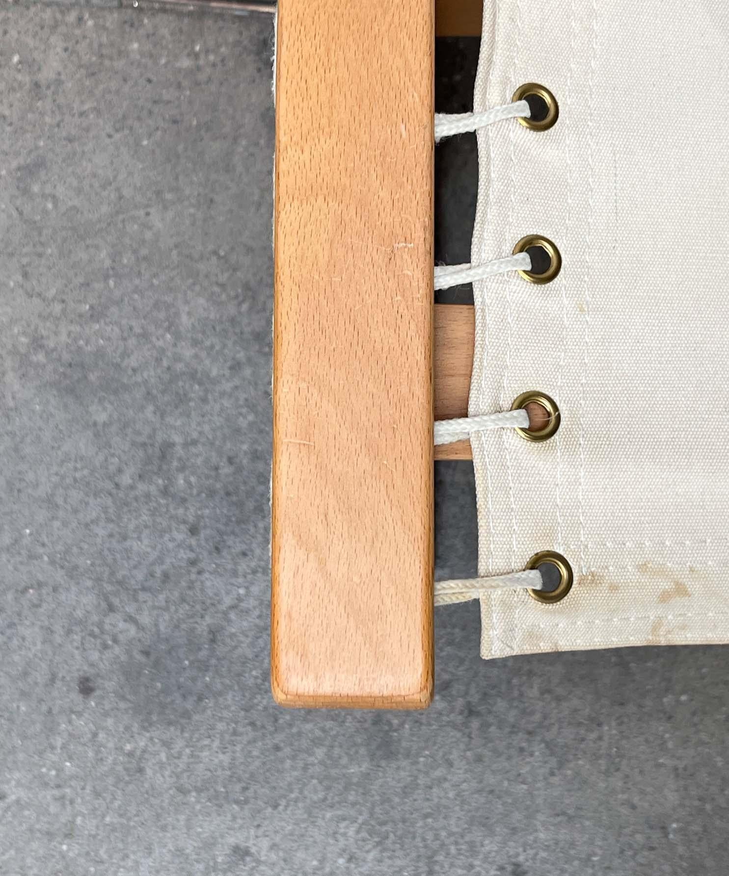 Sgabello Siesta moderno di metà secolo Greene & Greene in pelle nubuk Ingmar Relling Westnofa in vendita 13