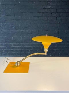 Mid-Century Modern “Sight Light” Saucer Table Lamp by M.G. Wheeler