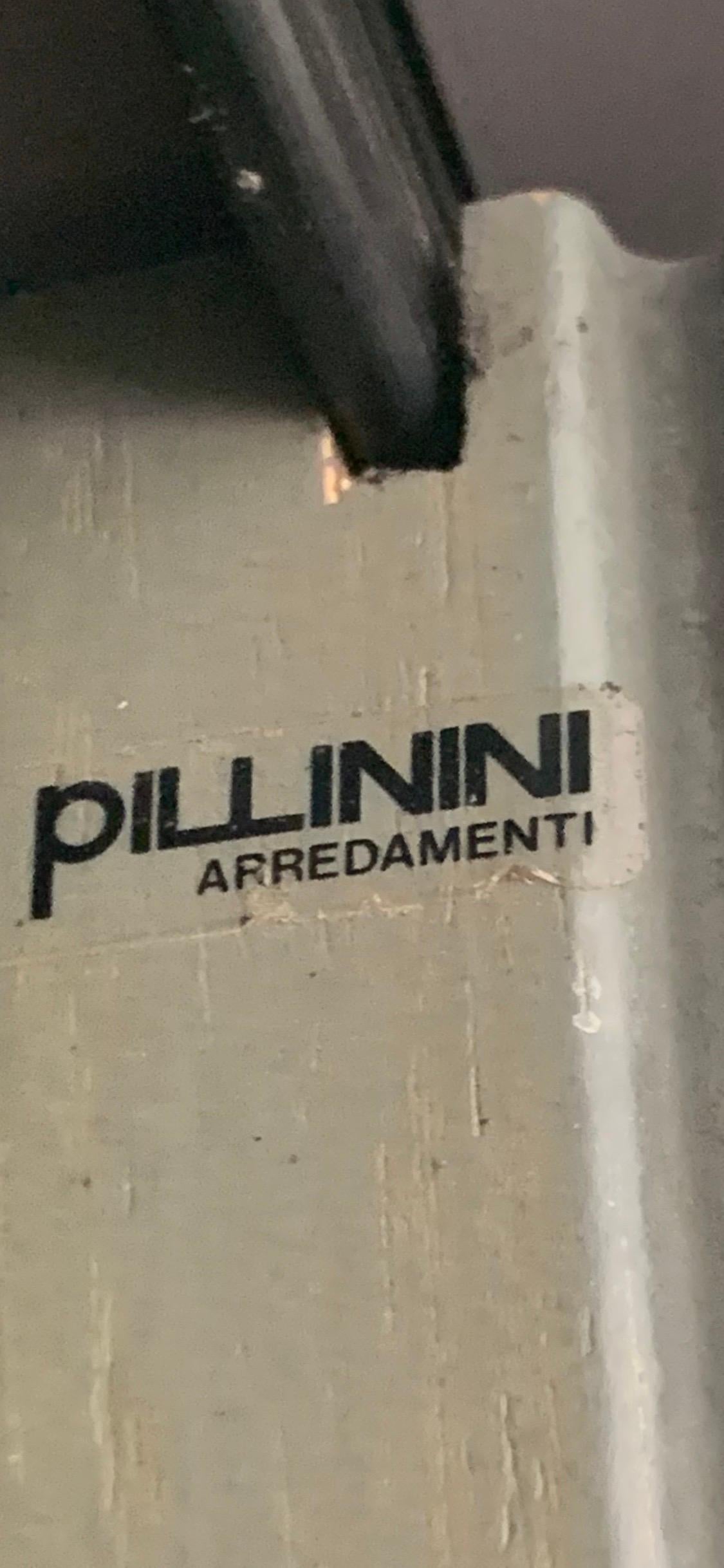 Metal Mid-Century Modern Signed Arredamenti Pillinini Tall Borsani Credenza Wardrobe