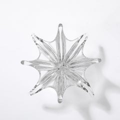 Mid-Century Modern Signed Baccarat Crystal Octopus Bowl