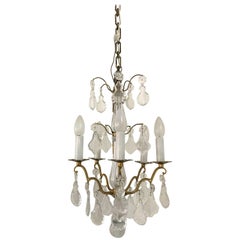 Mid-Century Modern signed Chandelier by Baccarat, France, circa 1950
