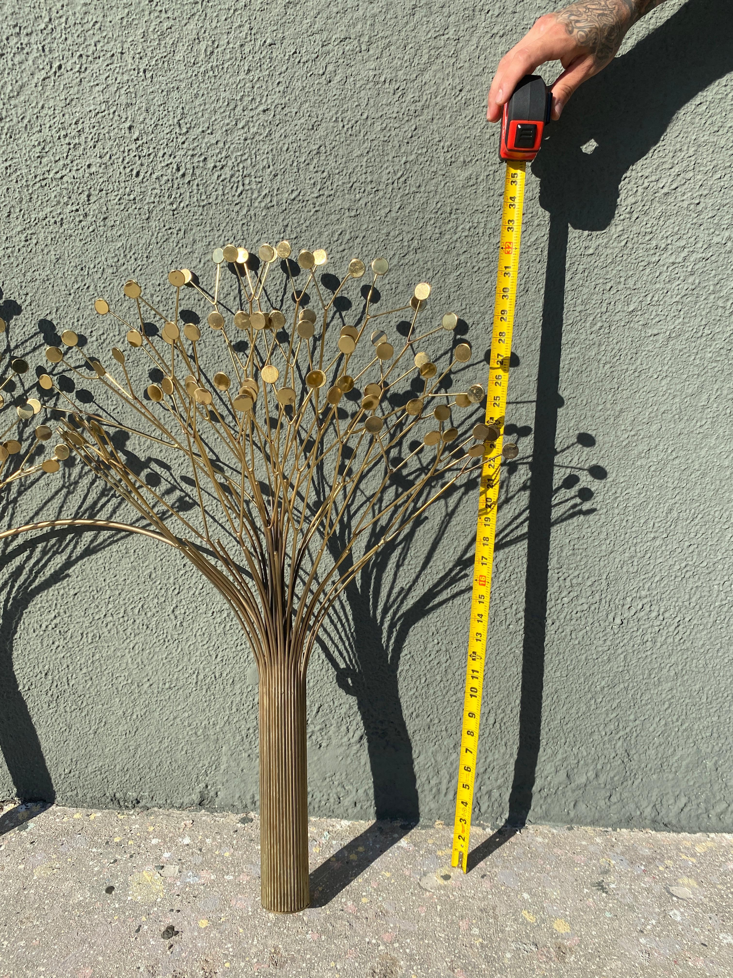 Sculpture d'arbres en laiton signée Curtis Jere, mi-siècle moderne en vente 1