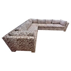 Mid Century Modern Signed Cy Mann 2 Pc Sectional Sofa
