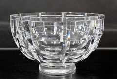Mid-Century Modern Signed Glass Art Bowl Table Orrefors