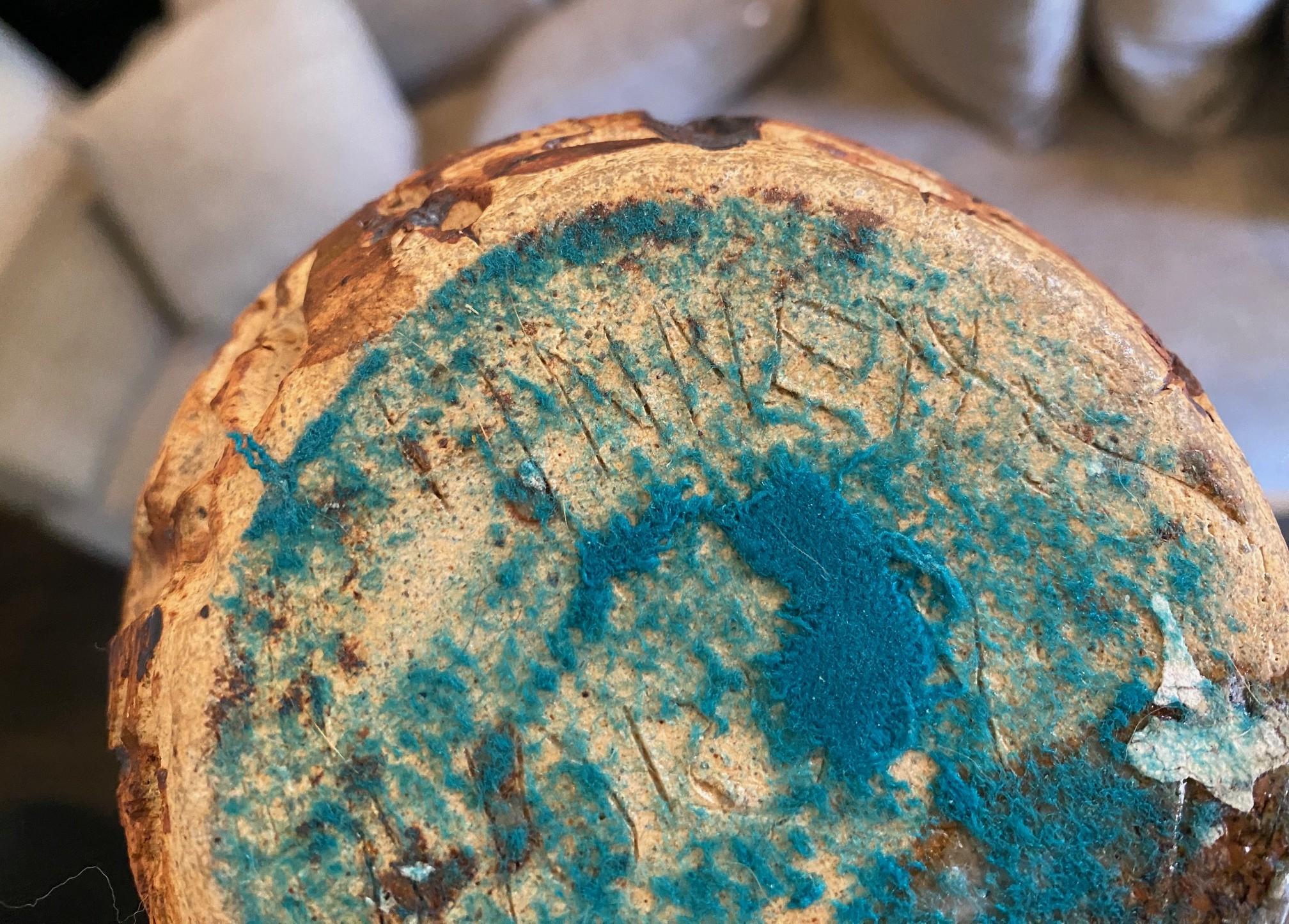Mid Century Modern Signed Large Heavy Stoneware California Studio Pottery Vase For Sale 11