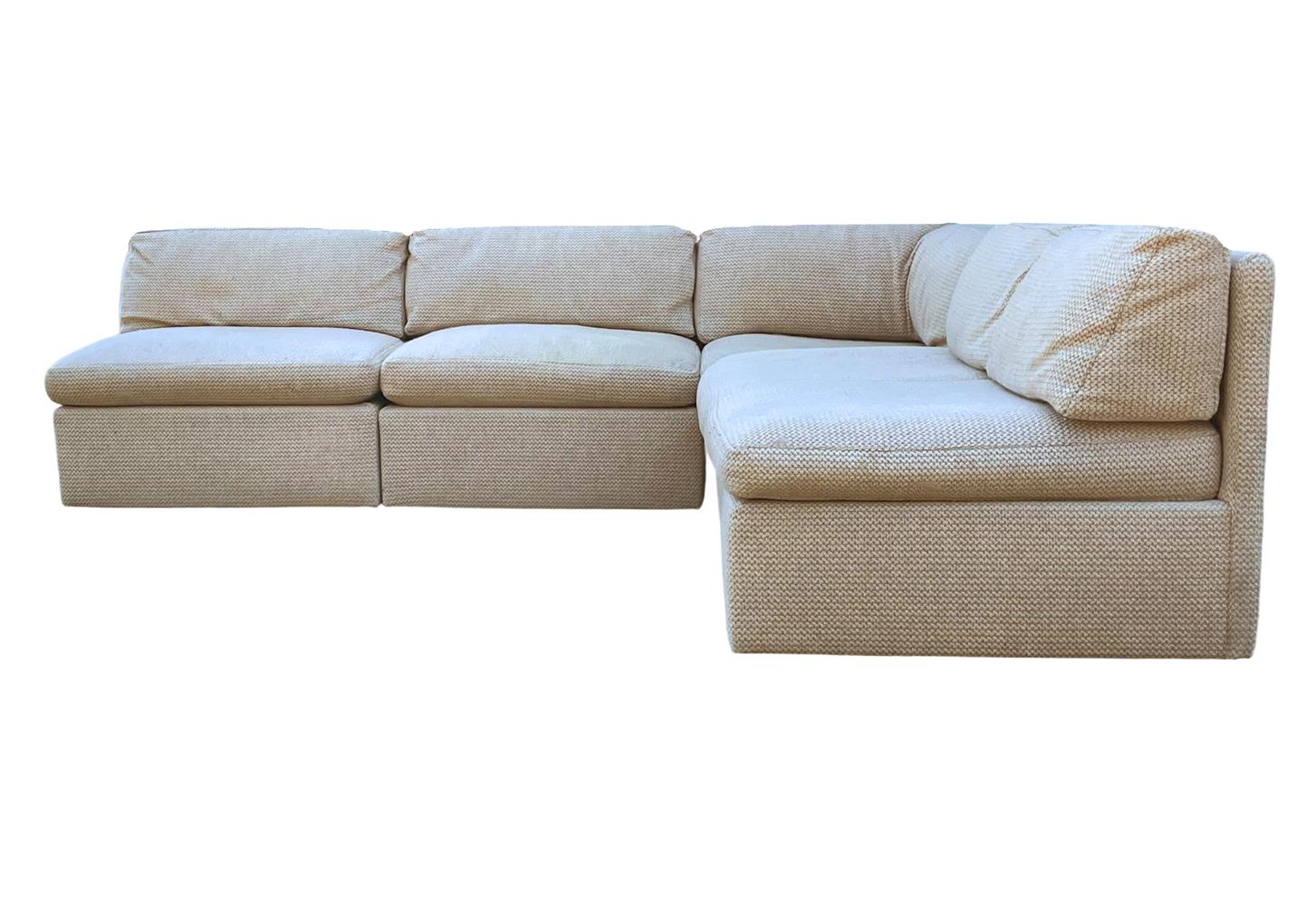 mcm l shaped couch