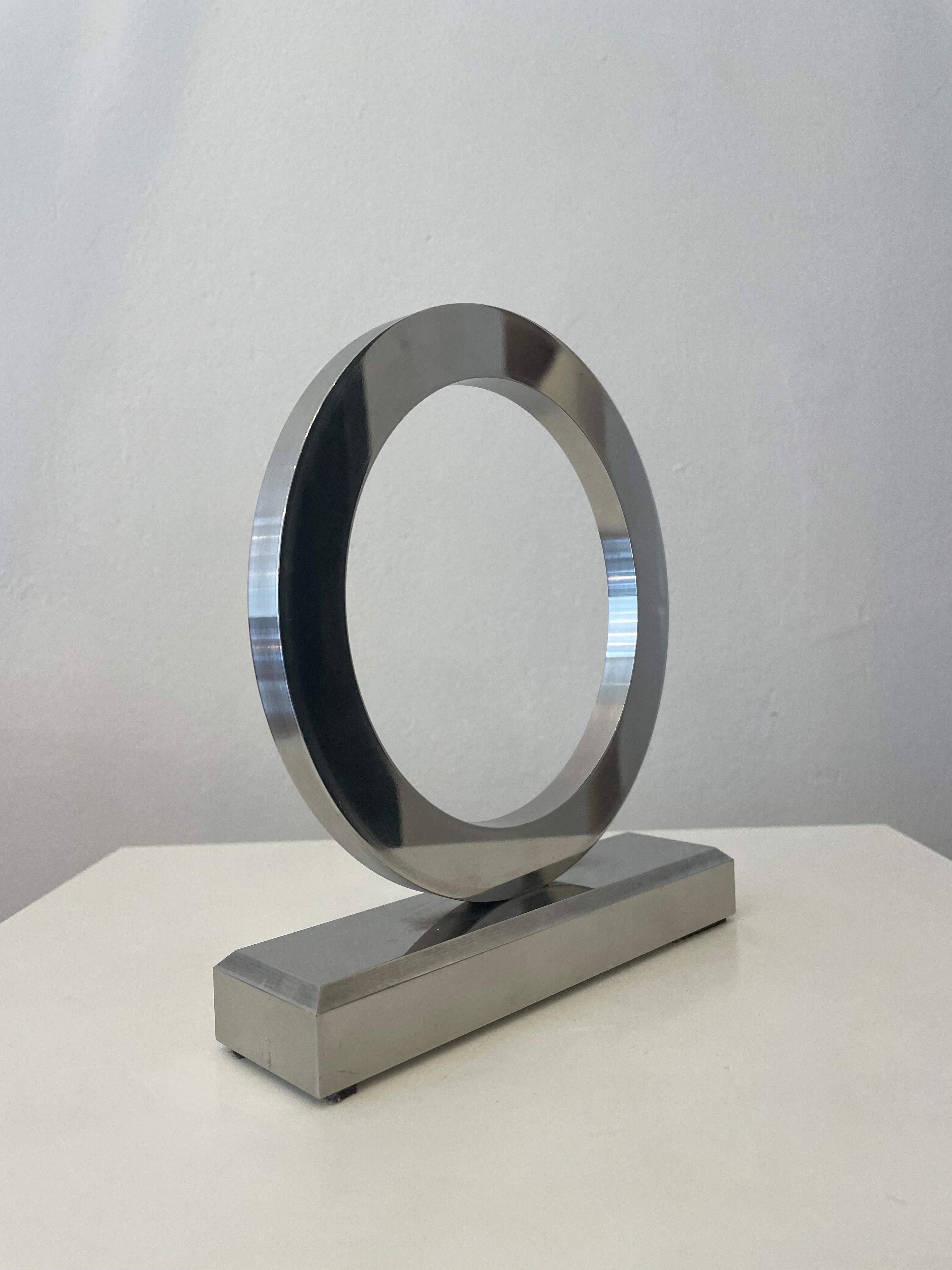 French Mid-Century Modern Signed Steel Sculpture by Emile Gilioli, France, 1960s