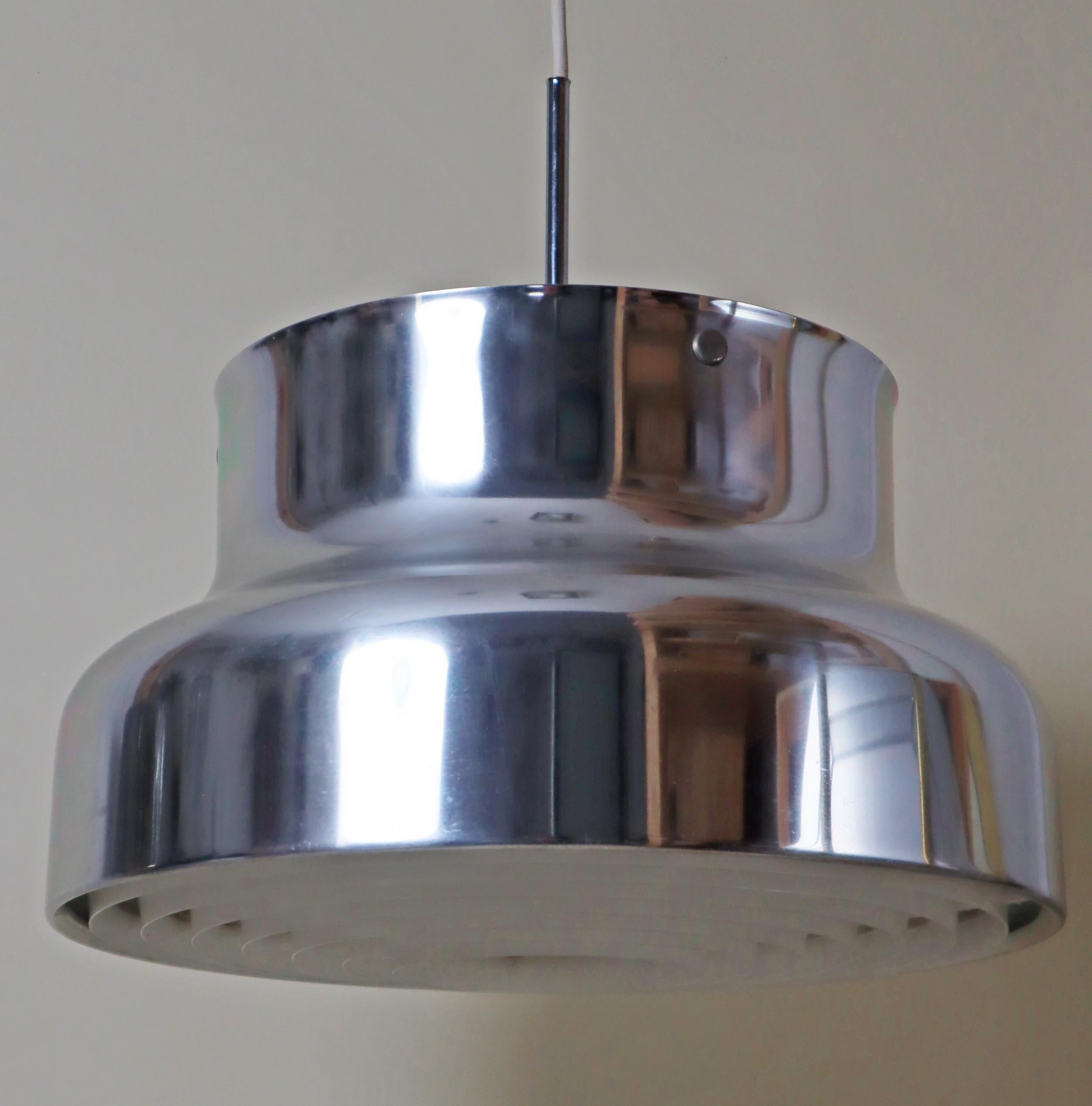 Lámpara de techo Bumling de plata moderna de mediados de siglo Anders Pehrson para Ateljé Lyktan en venta 2