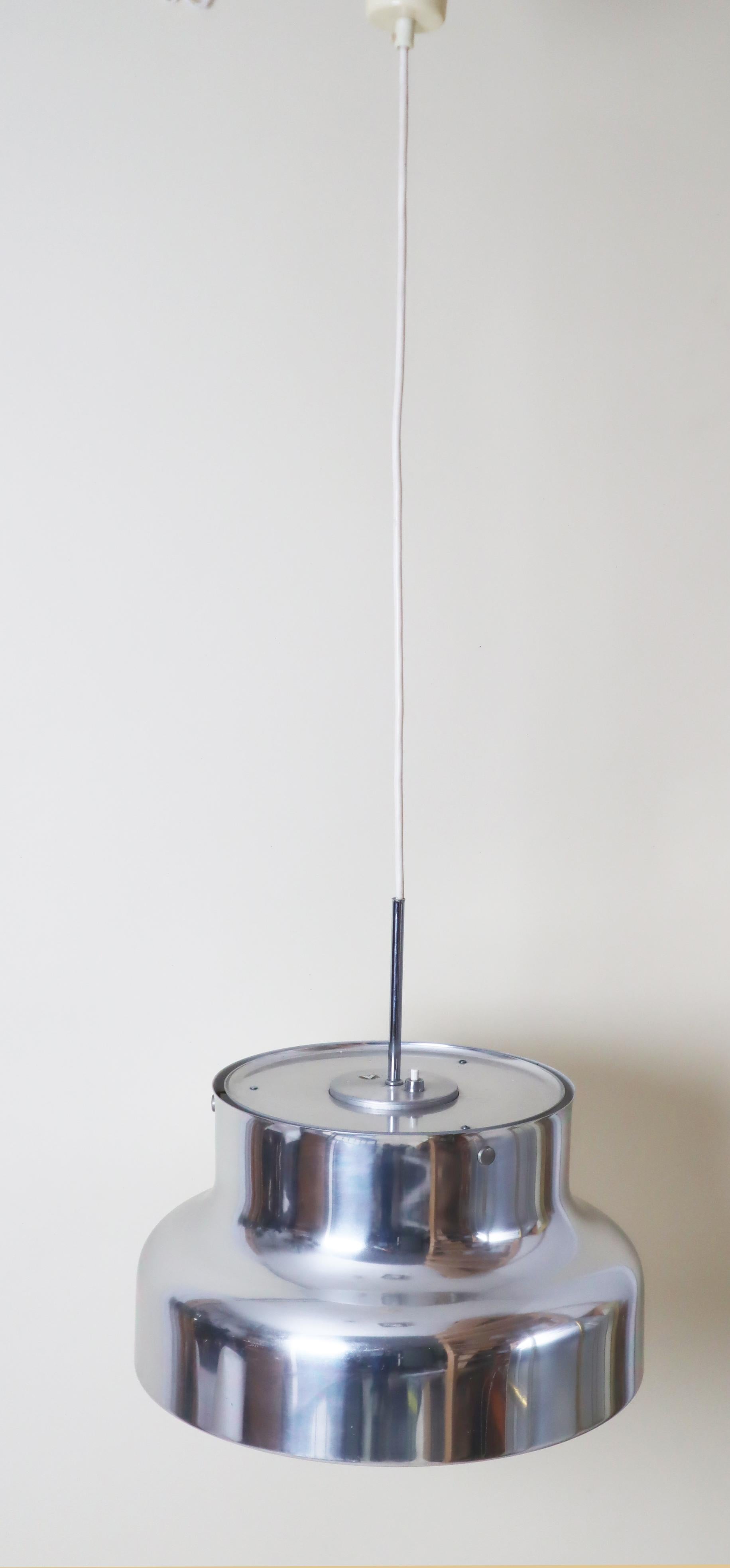 Lámpara de techo Bumling de plata moderna de mediados de siglo Anders Pehrson para Ateljé Lyktan en venta 3