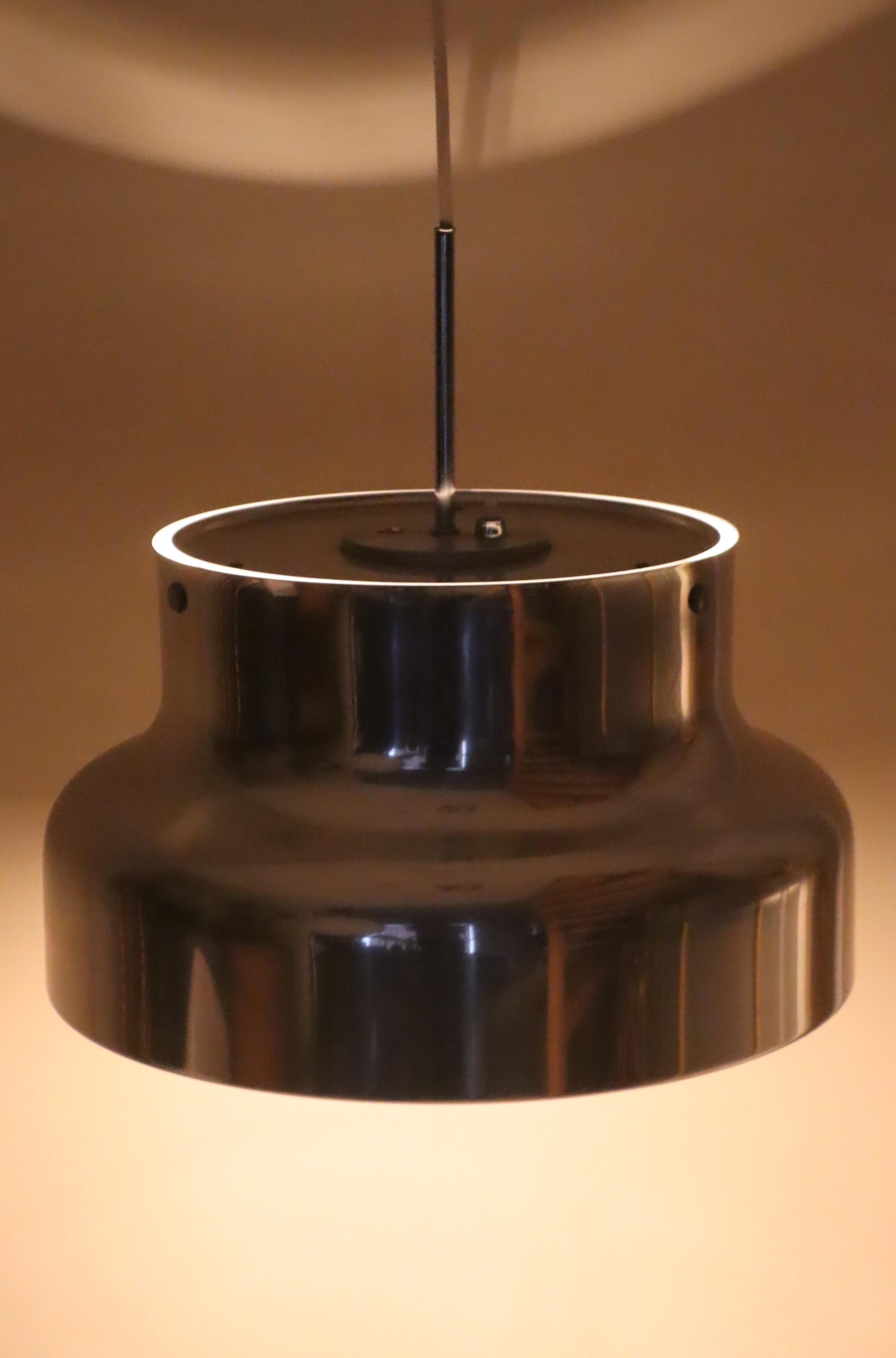 Lámpara de techo Bumling de plata moderna de mediados de siglo Anders Pehrson para Ateljé Lyktan en venta 4