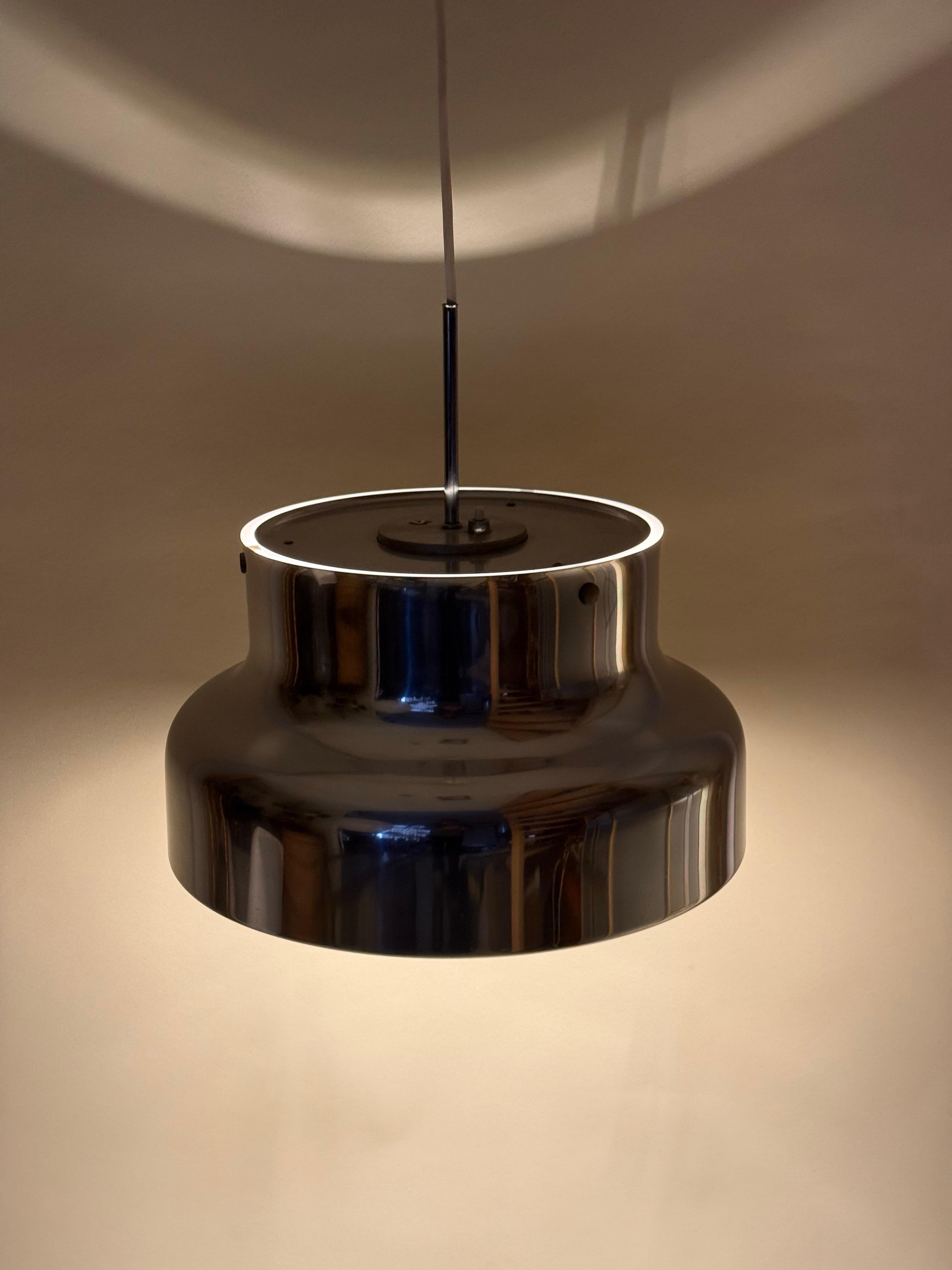 Lámpara de techo Bumling de plata moderna de mediados de siglo Anders Pehrson para Ateljé Lyktan en venta 6