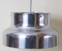 Mid-Century Modern Silver Bumling Ceiling Lamp Anders Pehrson für Ateljé Lyktan