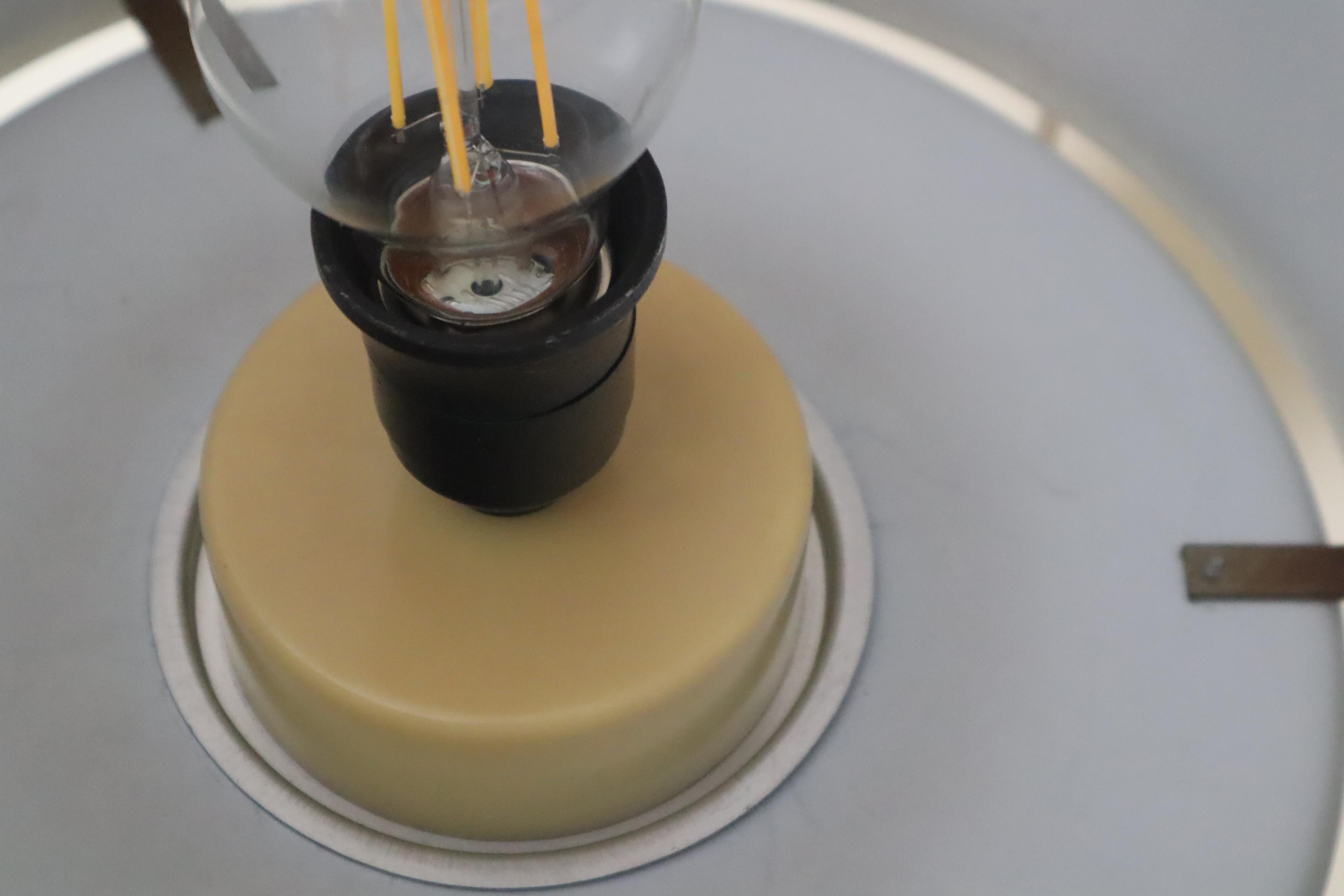 Lámpara de techo Bumling de plata moderna de mediados de siglo Anders Pehrson para Ateljé Lyktan Hecho a máquina en venta