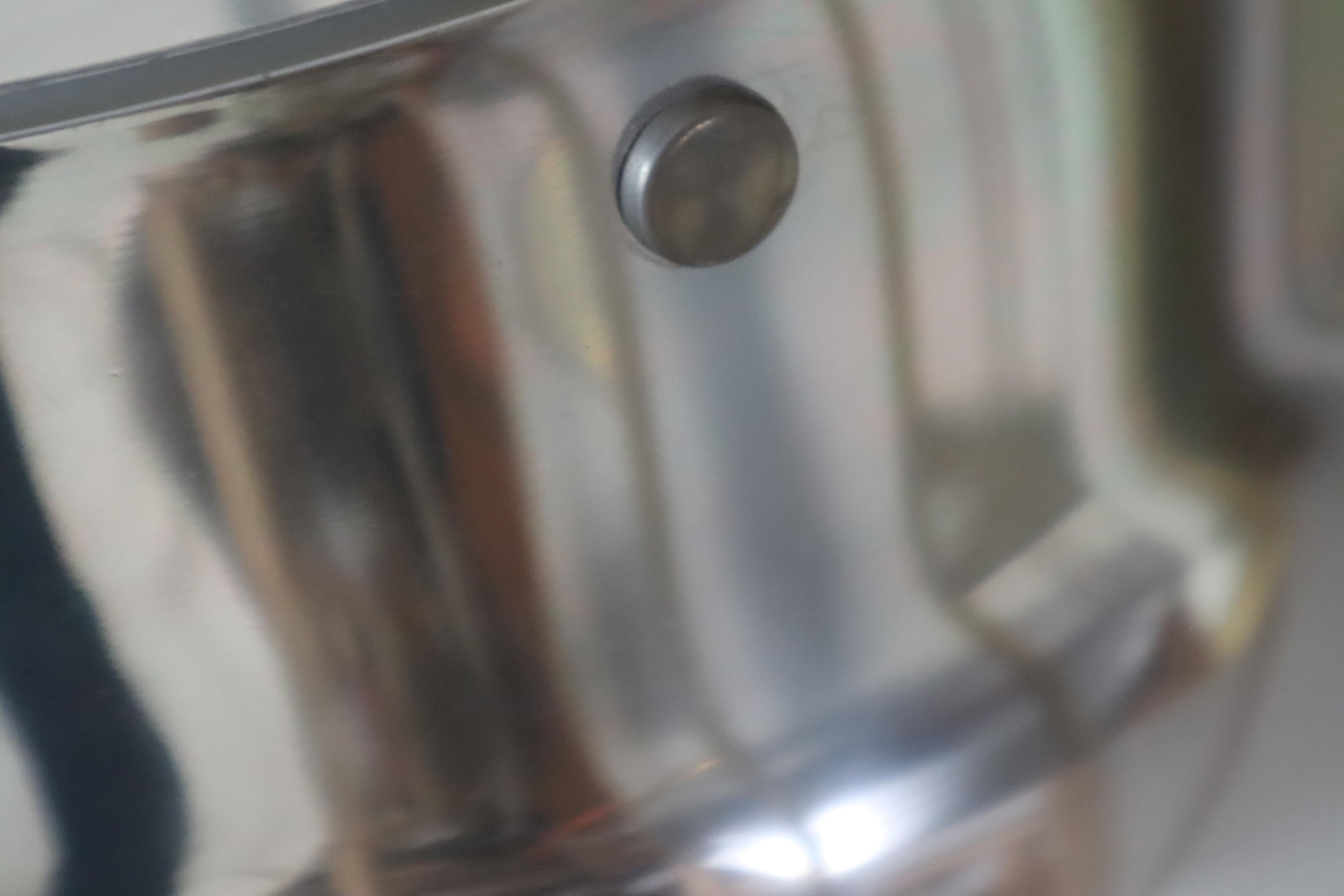 Lámpara de techo Bumling de plata moderna de mediados de siglo Anders Pehrson para Ateljé Lyktan Metal en venta