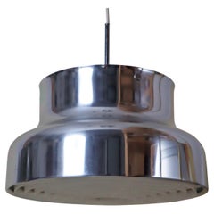 Lampada da soffitto Bumling d'argento moderna di metà secolo Anders Pehrson für Ateljé Lyktan