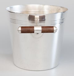 Mid-Century Modern Silver Plate Champagne Bucket Wine Cooler